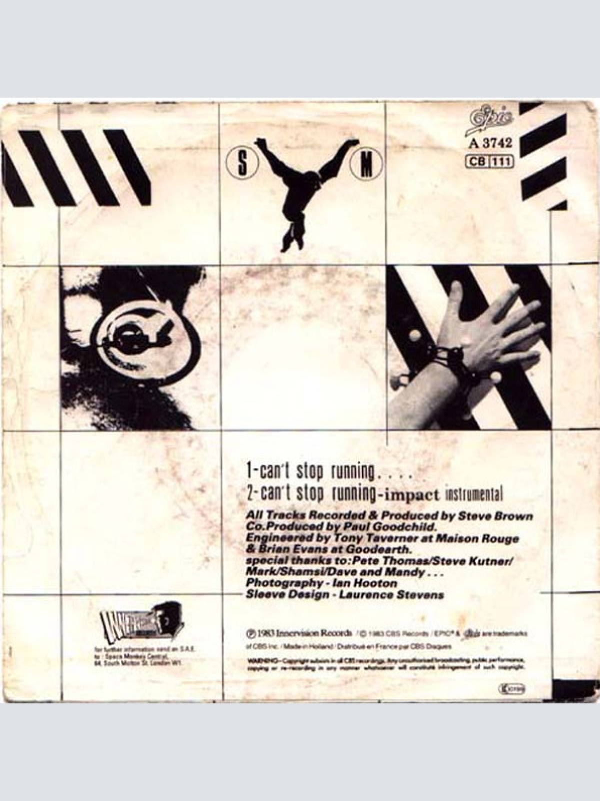 Vinyl / Space Monkey (3) - Can't Stop Running....