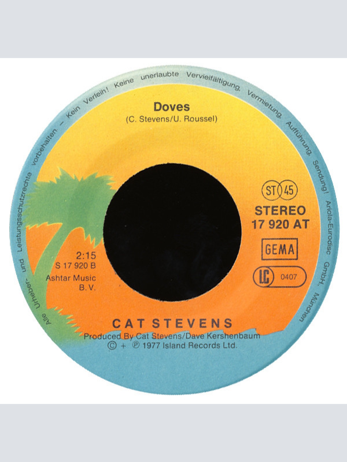 Vinyl / Cat Stevens - (I Never Wanted) To Be A Star