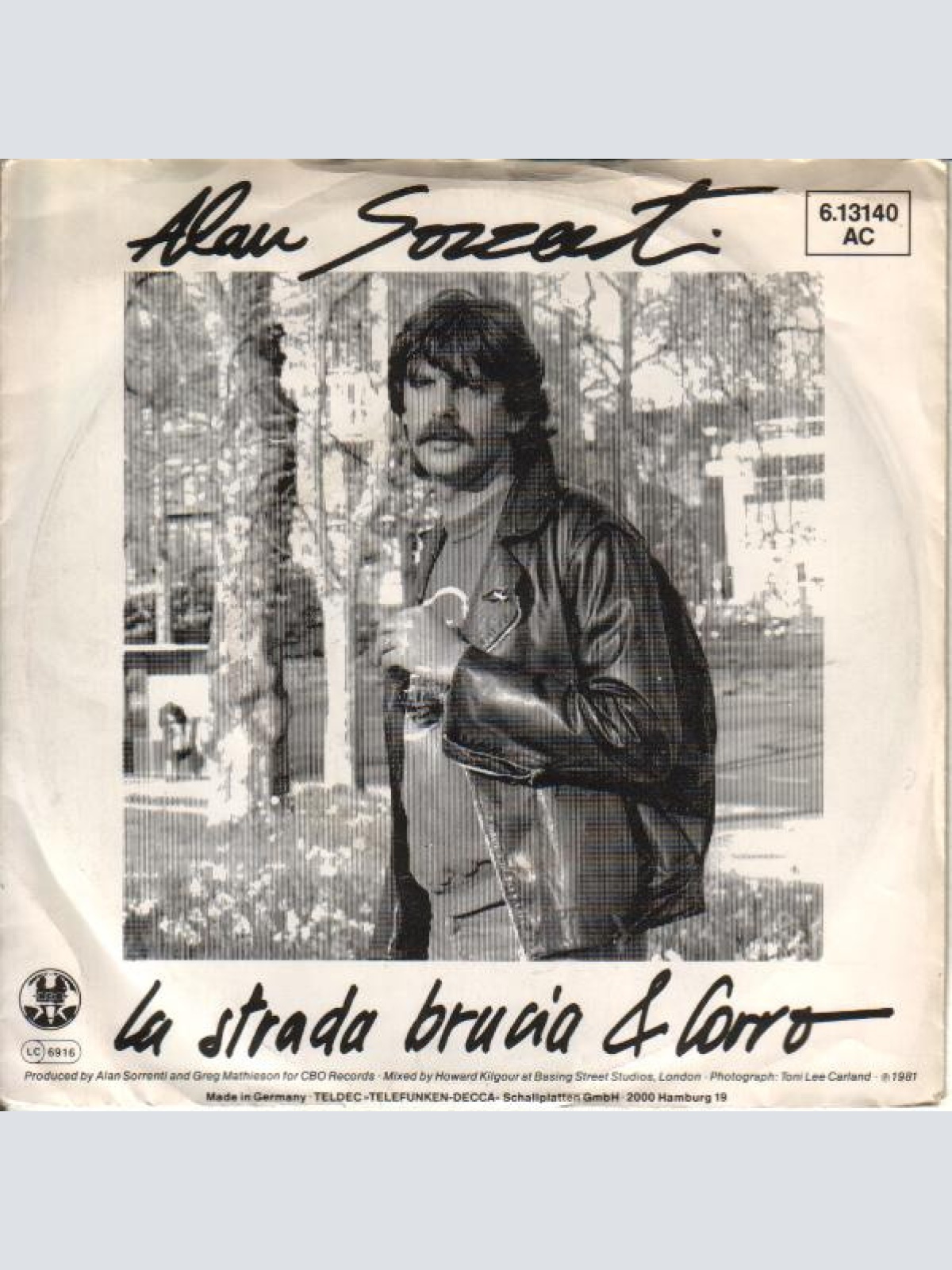 Vinyl / Alan Sorrenti - La Strada Brucia & Corro