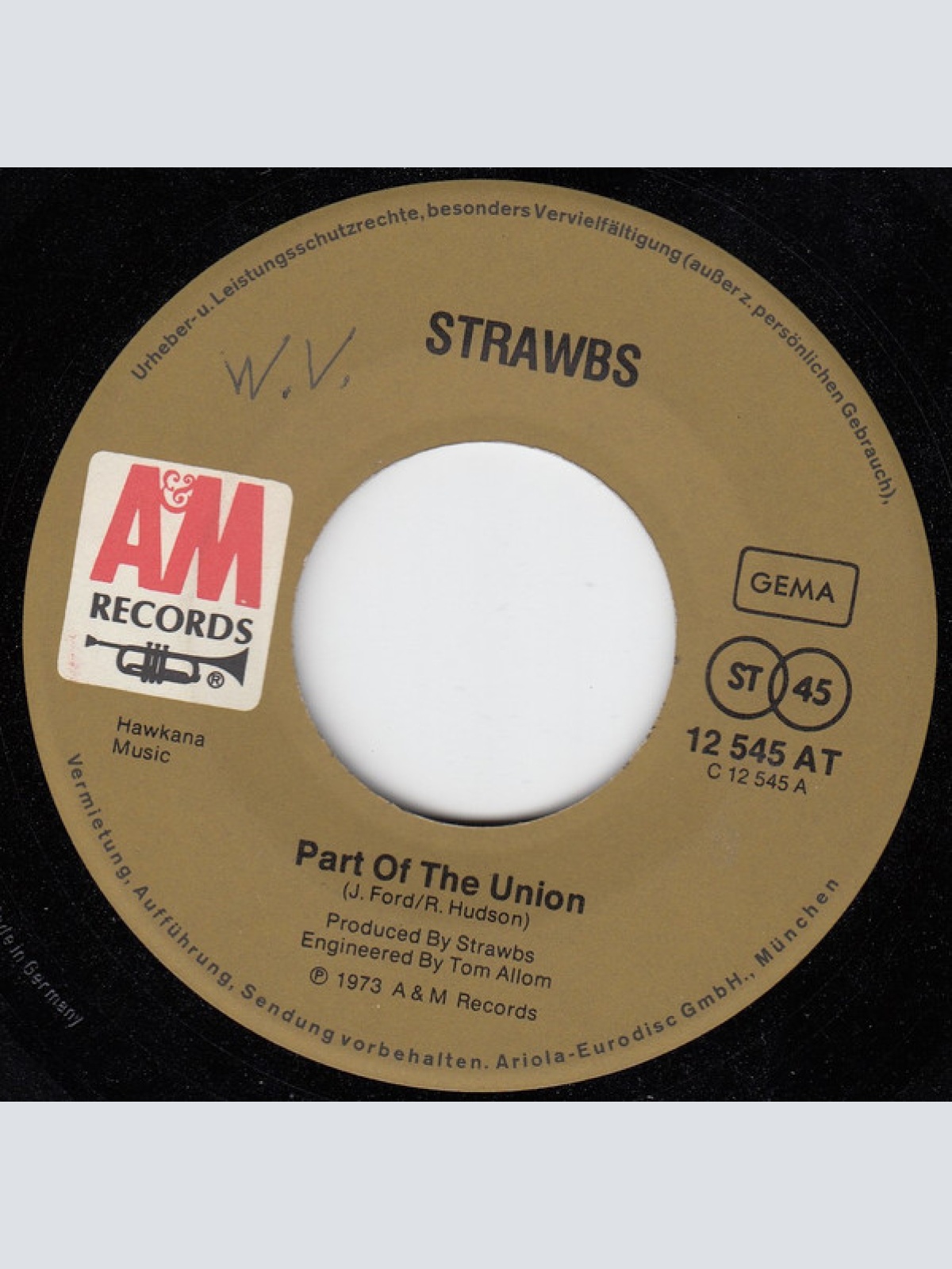 Vinyl / Strawbs - Part Of The Union