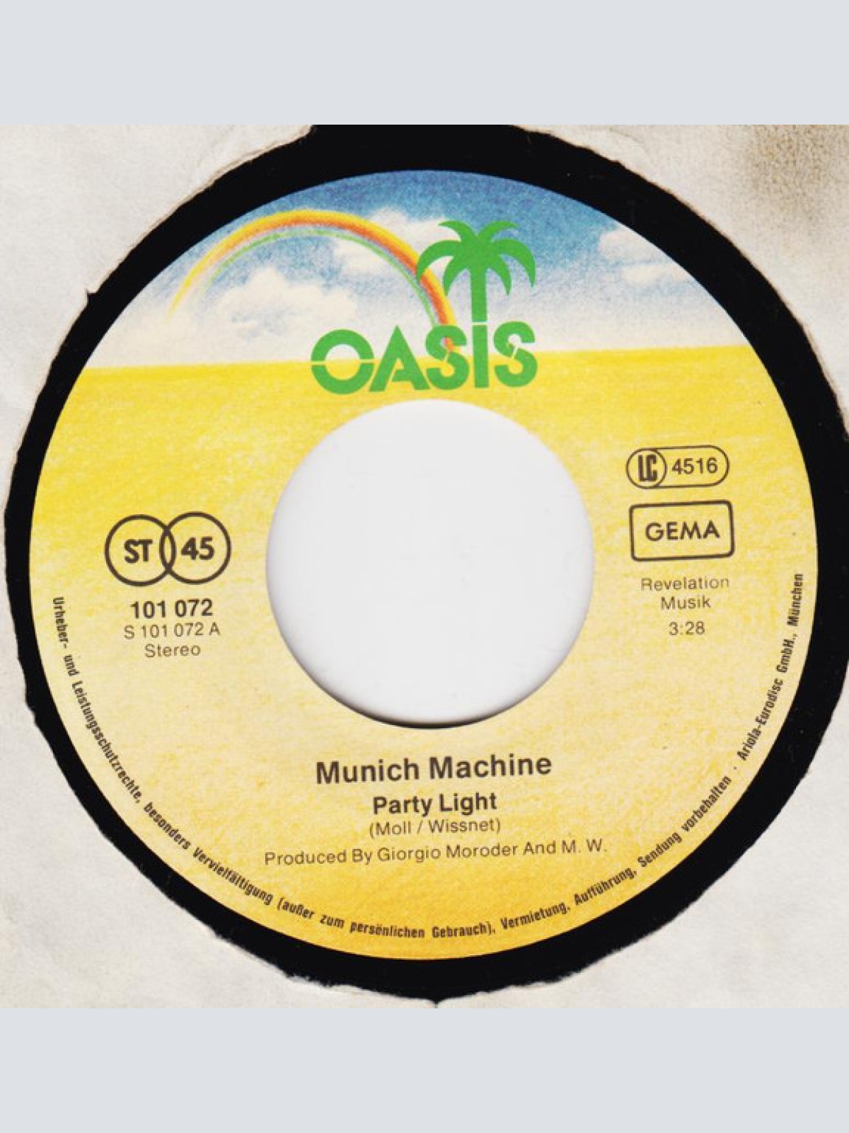 Vinyl / Munich Machine - Party Light