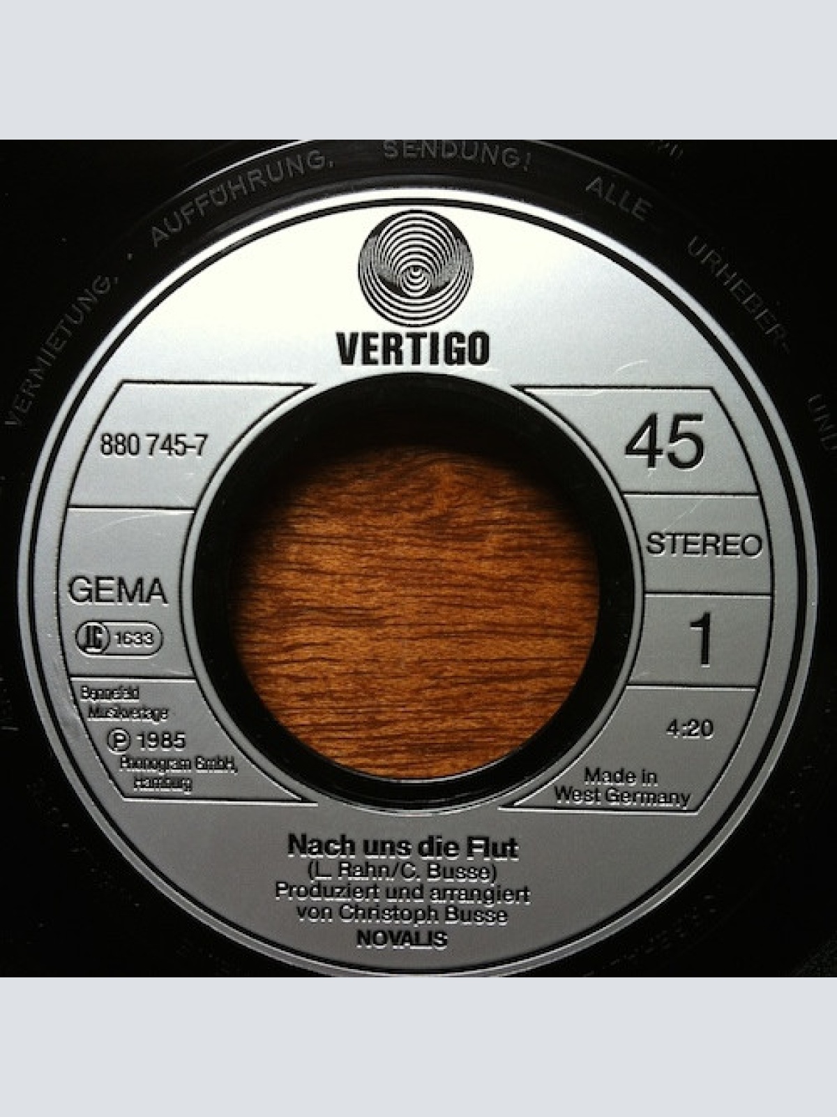 Vinyl / Novalis (3) - Nach Uns Die Flut