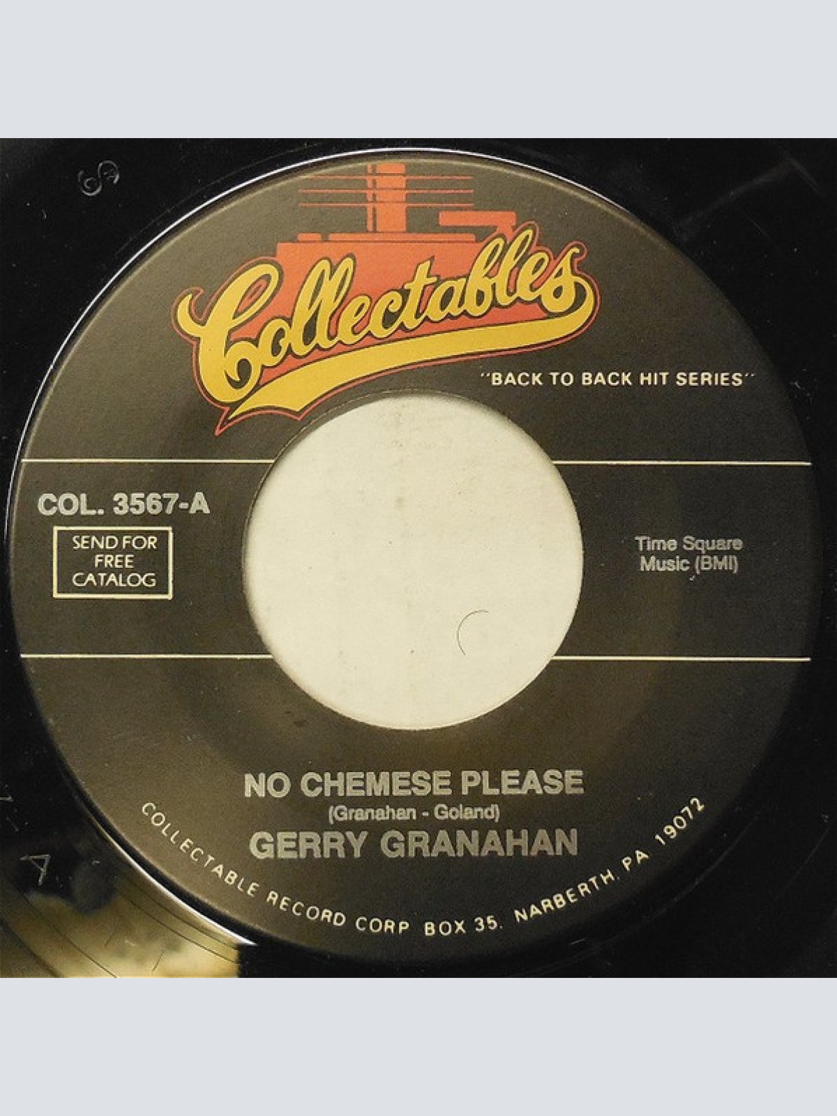 Vinyl / Gerry Granahan - No Chemise Please