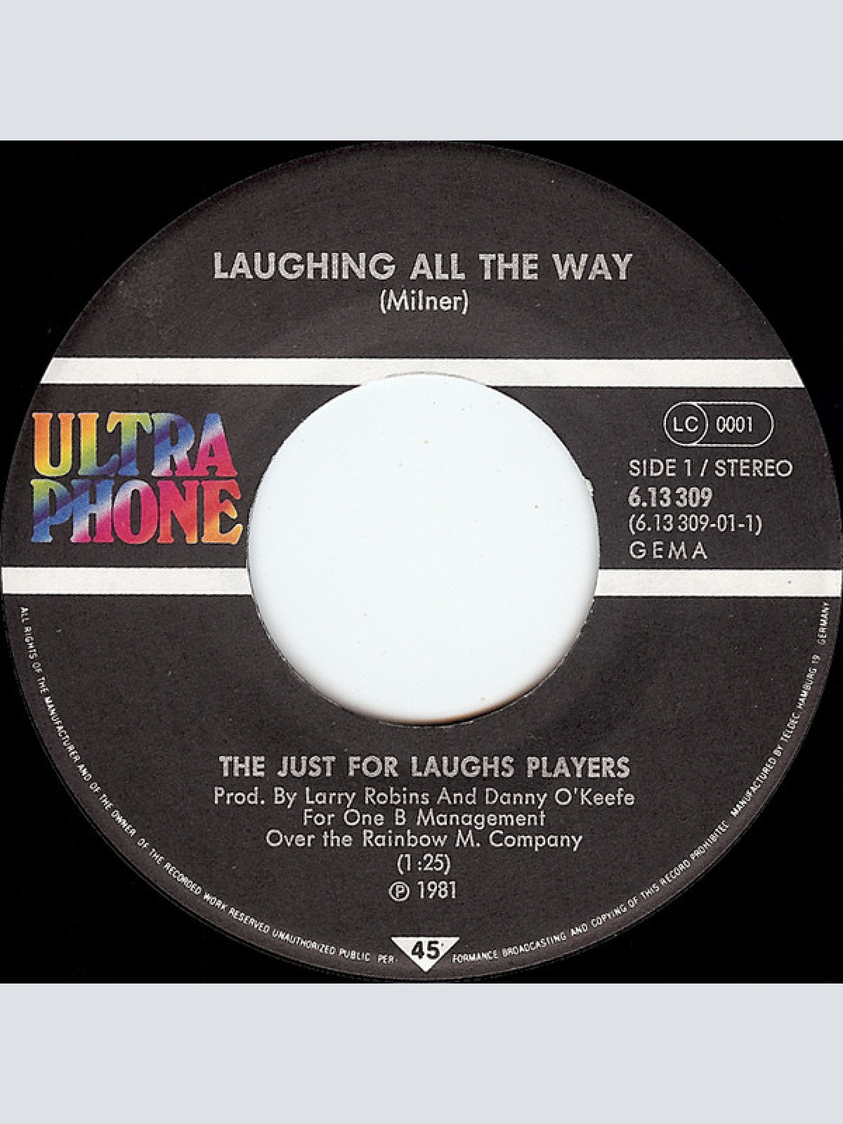 Vinyl / The Just For Laughs Players* - Laughing All The Way