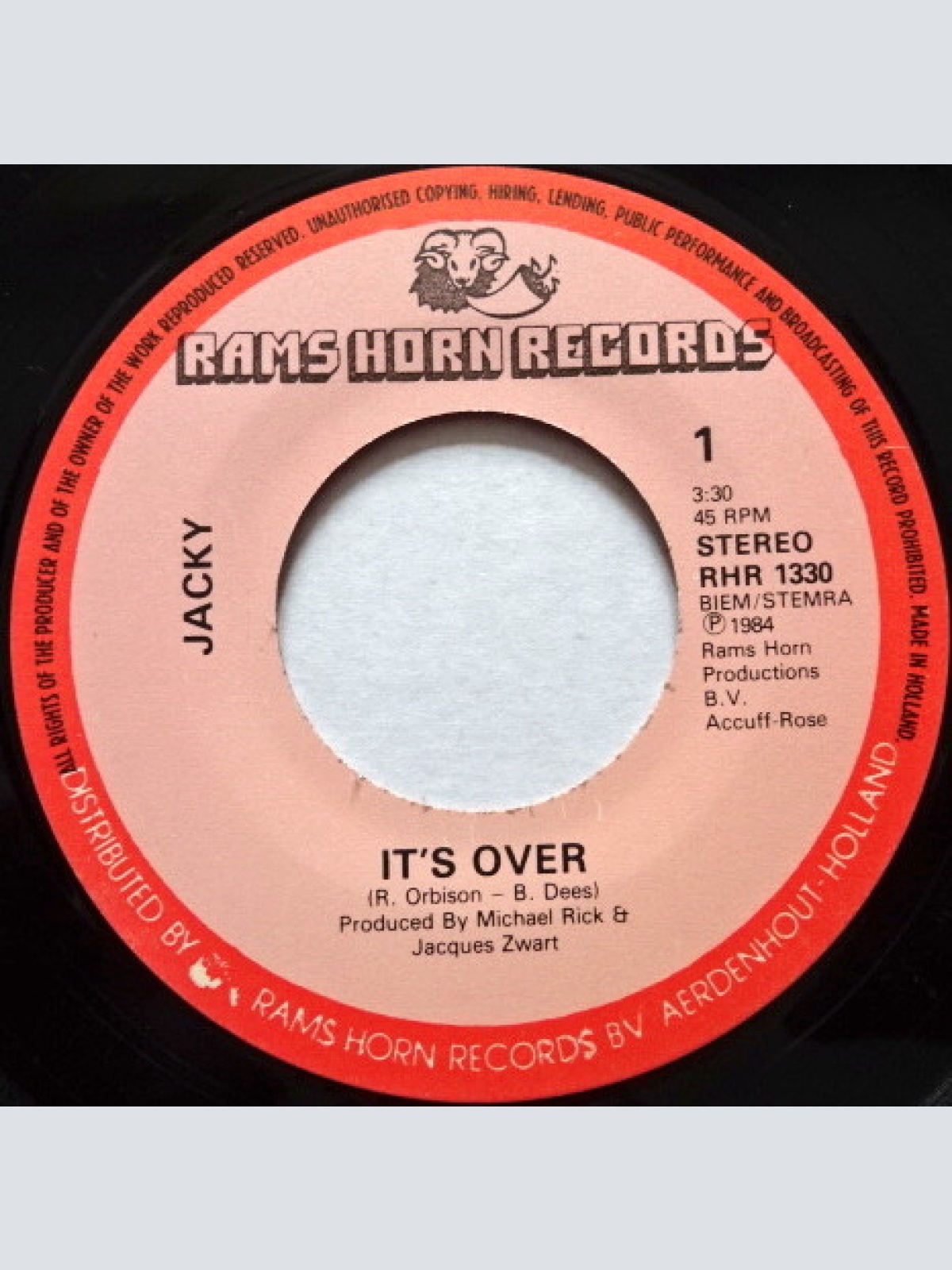Vinyl / Jacky* - It's Over
