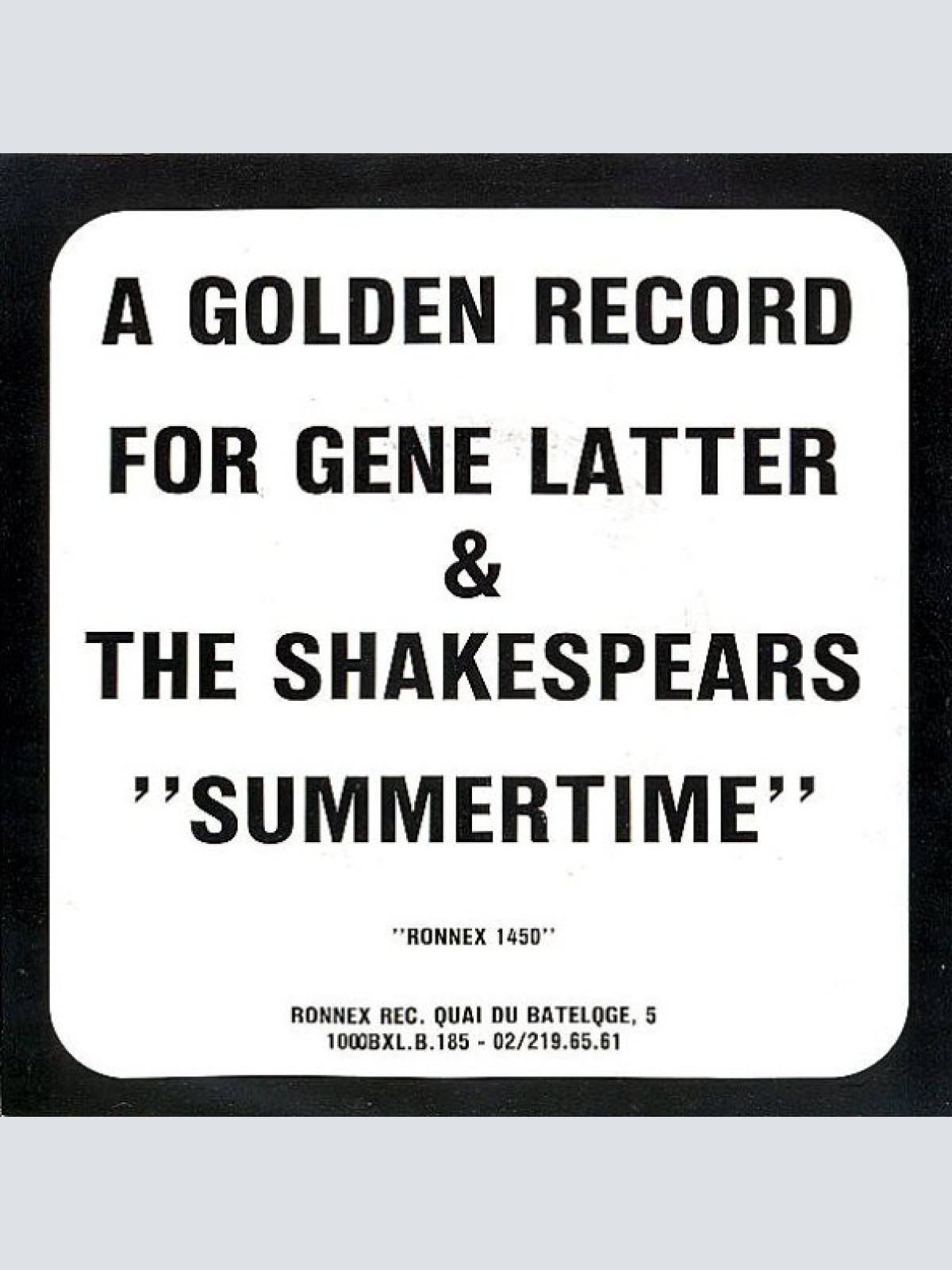 Vinyl / Gene Latter - Rock Baby Rock