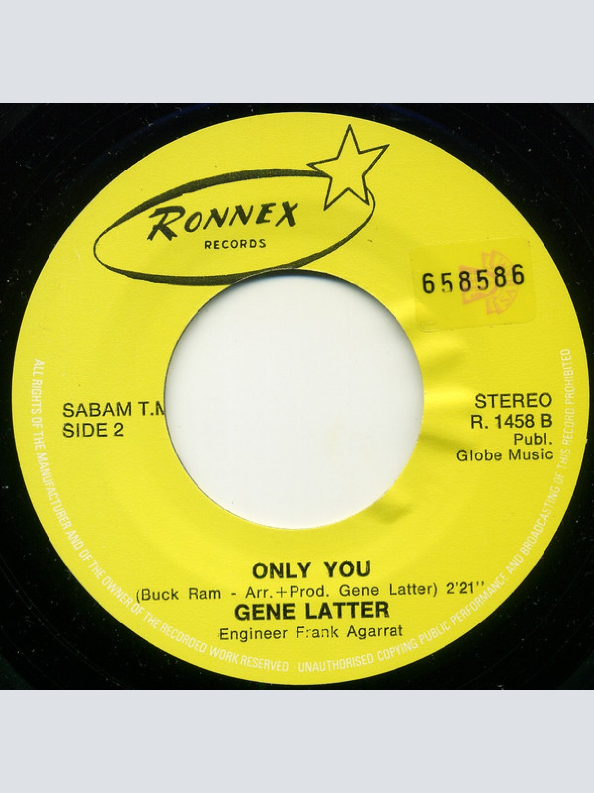 Vinyl / Gene Latter - Rock Baby Rock