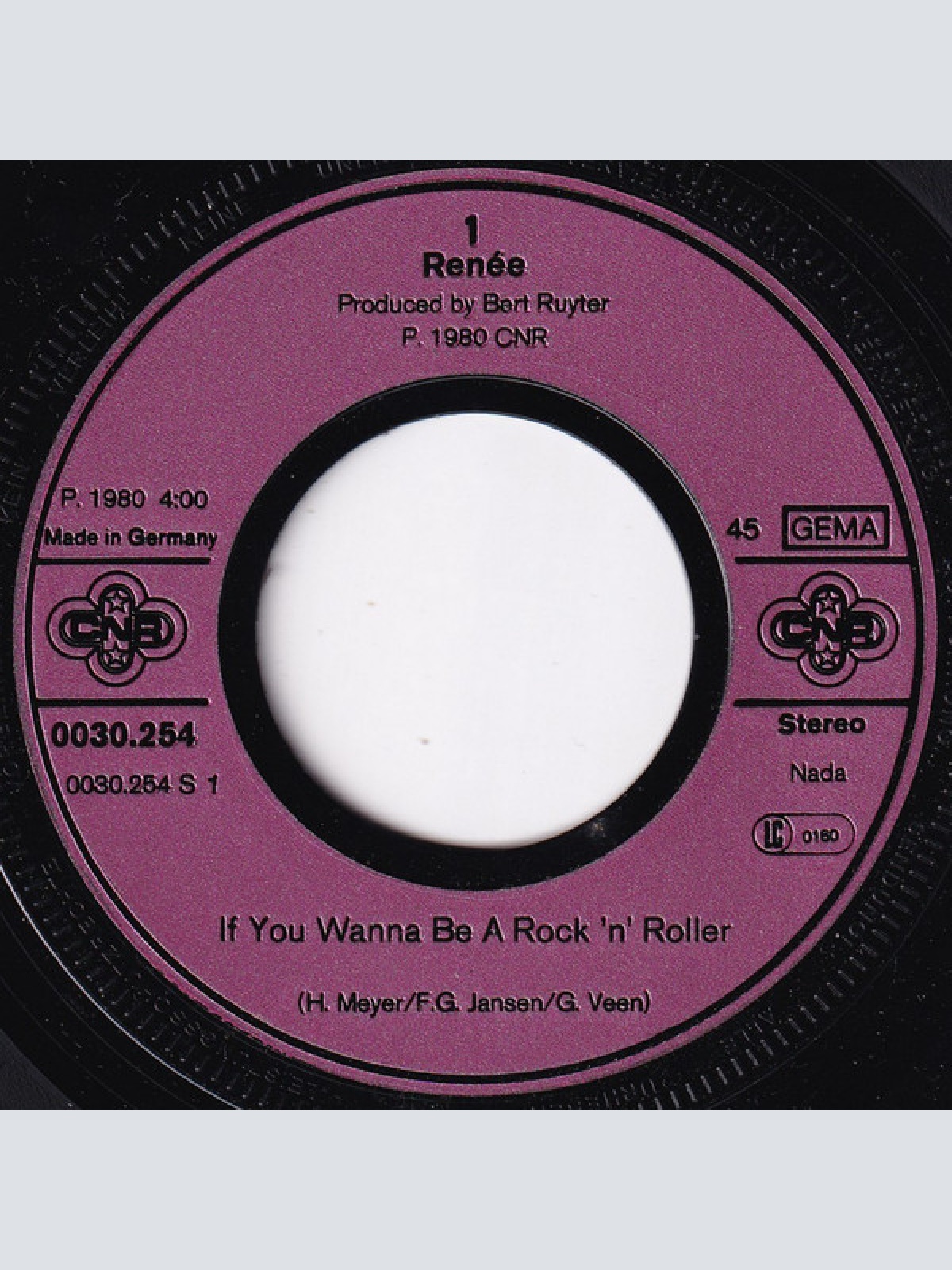 Vinyl / Renée - If You Wanna Be A Rock'n Roller
