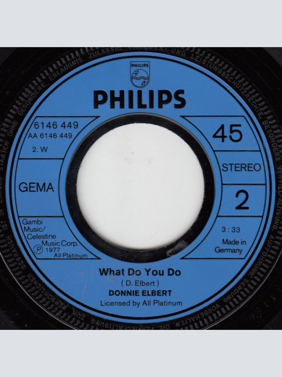 Vinyl / Donnie Elbert - Will You Love Me Tomorrow