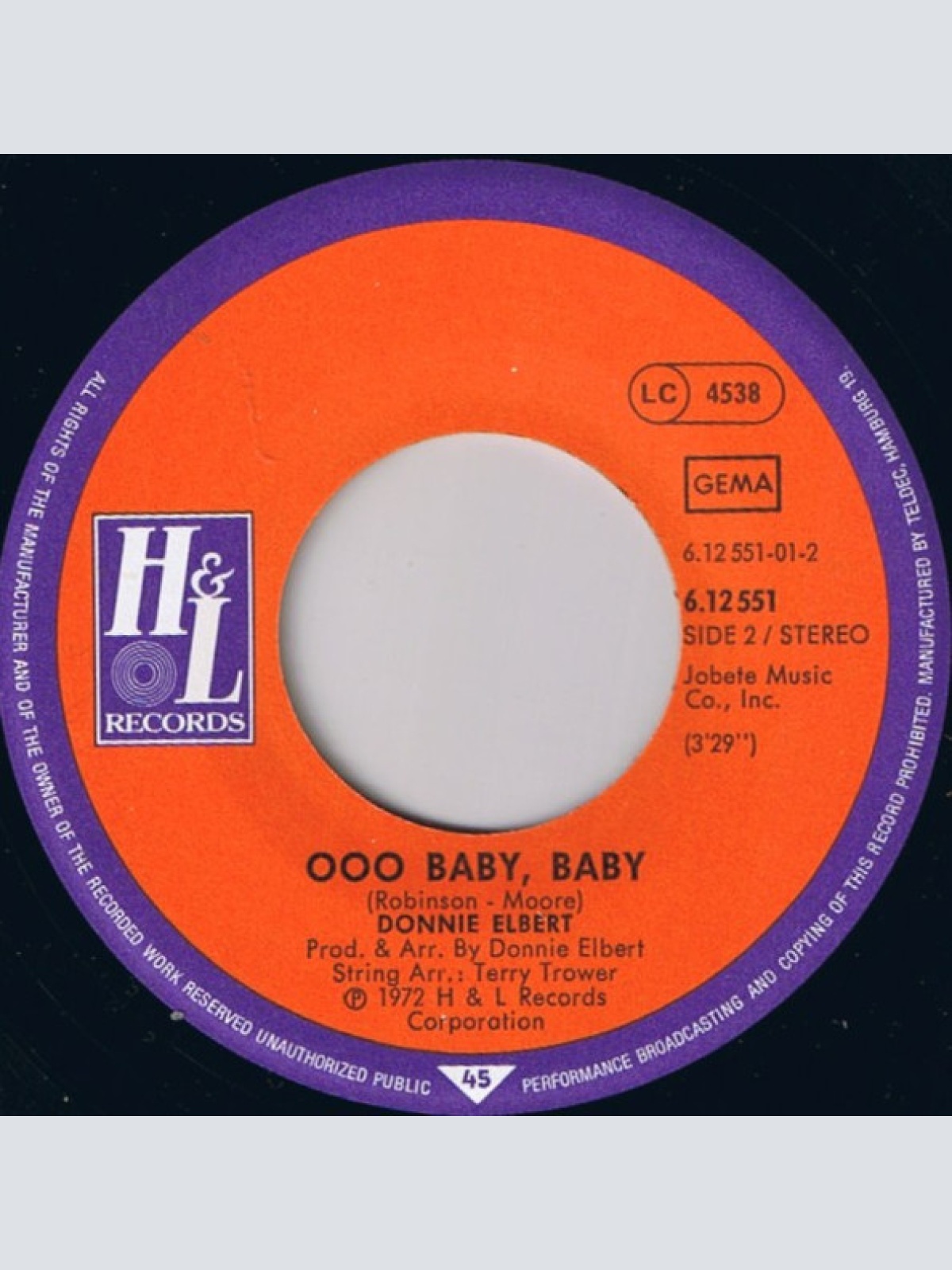 Vinyl / Donnie Elbert - I Can't Help Myself