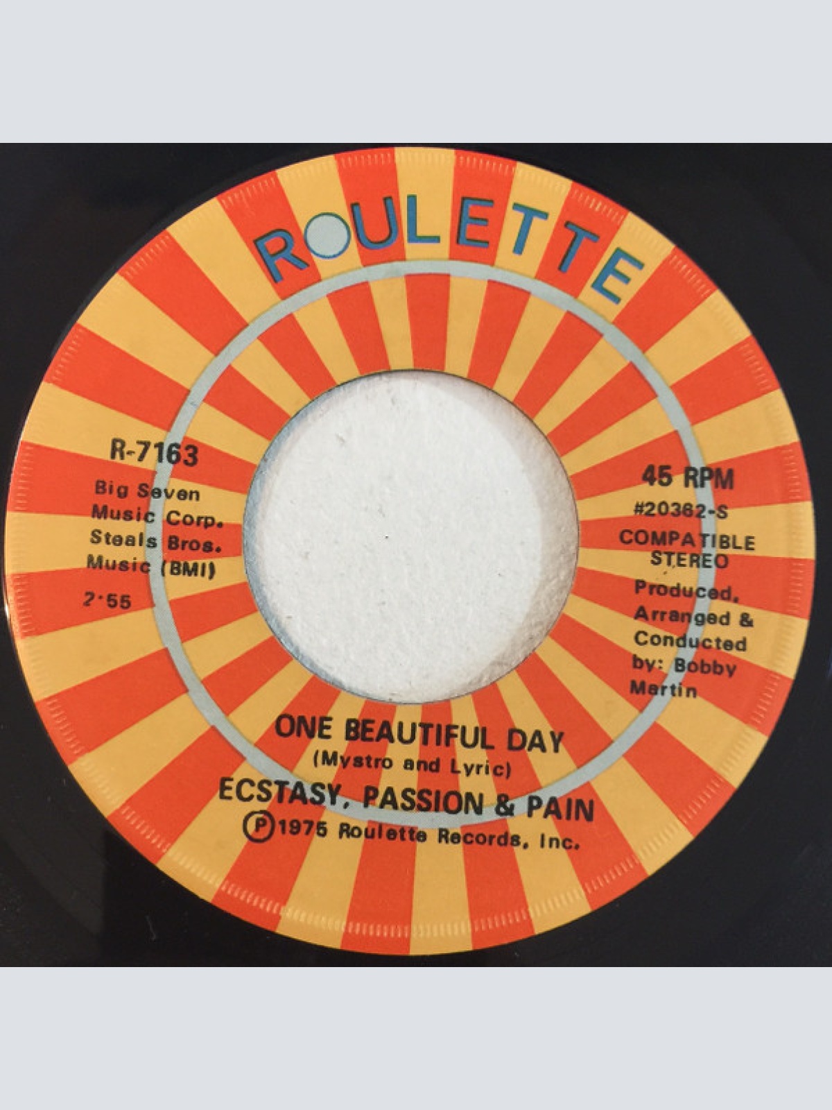 Vinyl / Ecstasy, Passion & Pain - One Beautiful Day / Try To Believe Me