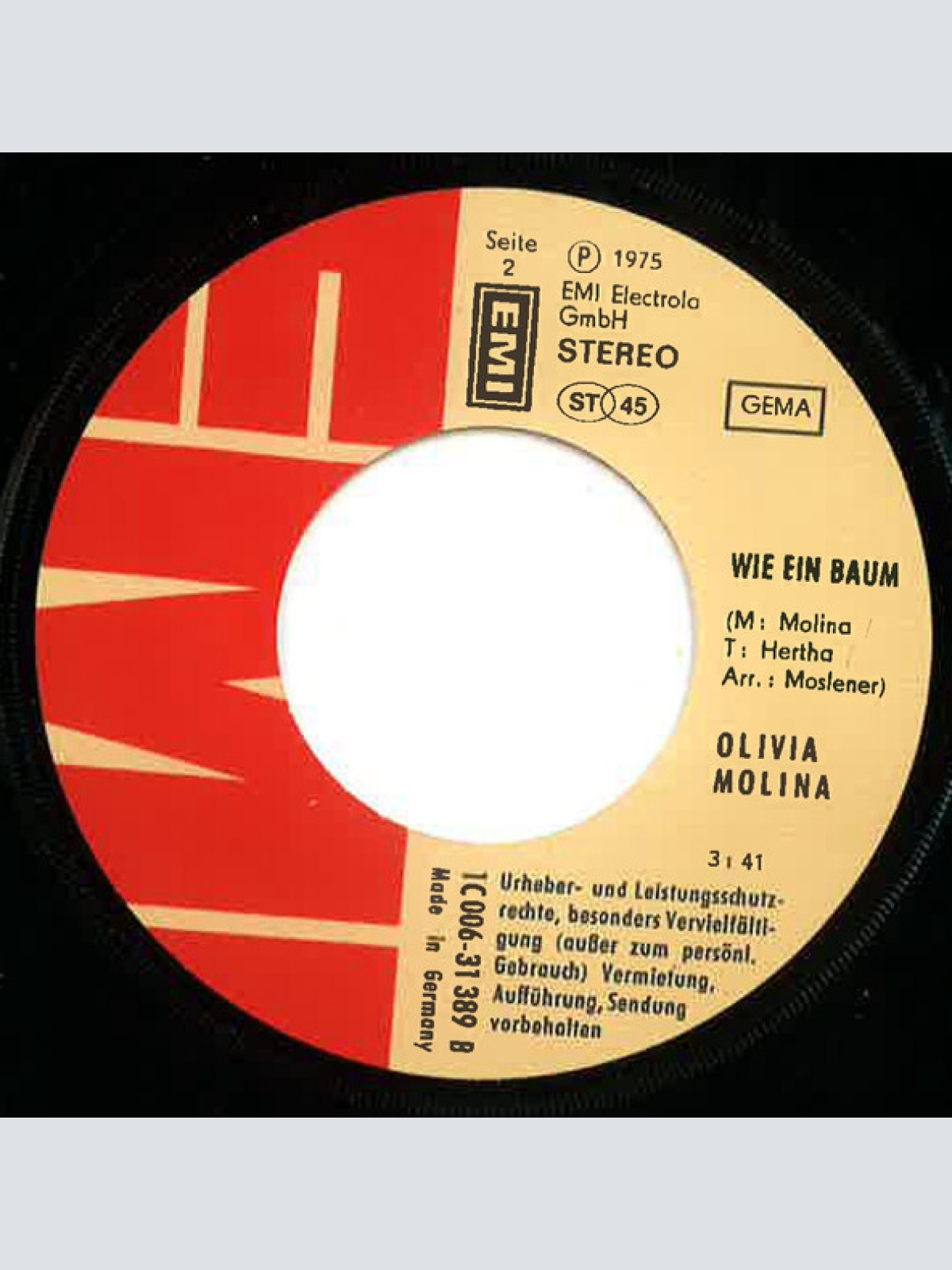 Vinyl / Olivia Molina - Komm Tanz Mit Mir