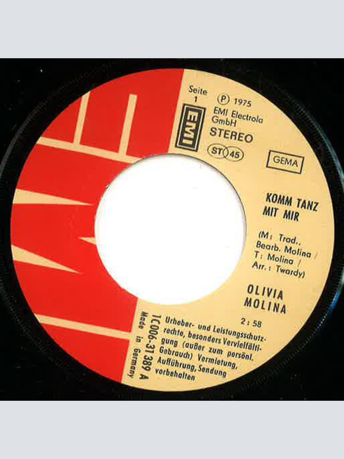 Vinyl / Olivia Molina - Komm Tanz Mit Mir