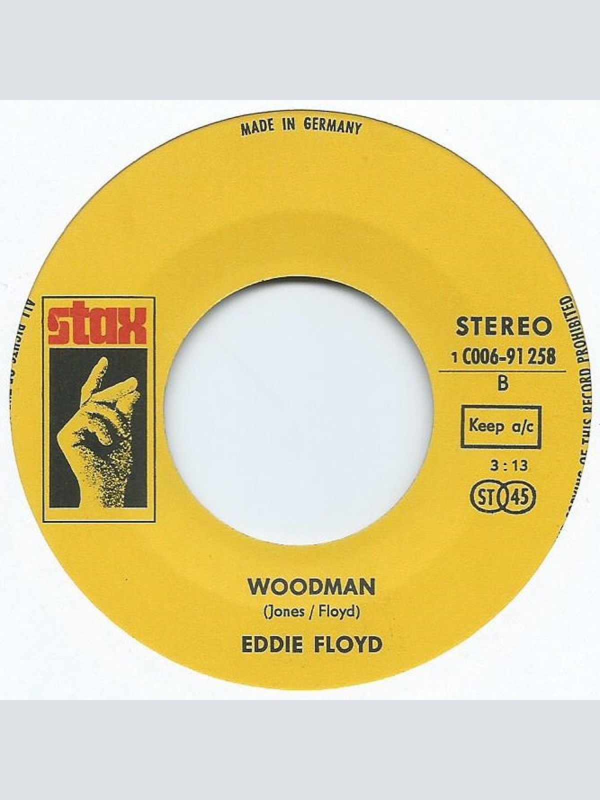 Vinyl / Eddie Floyd - California Girl / Woodman