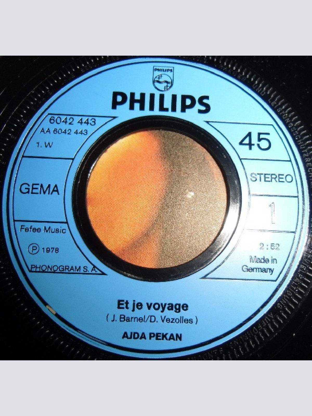 Vinyl / Ajda Pekan* - Et Je Voyage