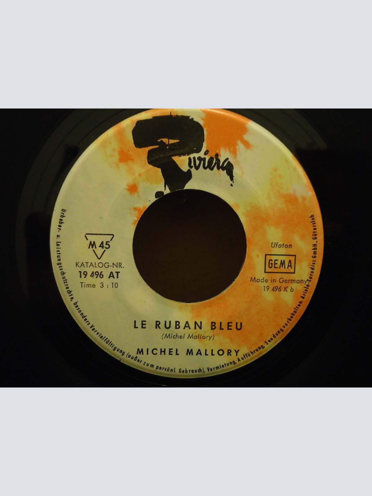 Vinyl / Michel Mallory - Annabelle / Le Ruban Bleu