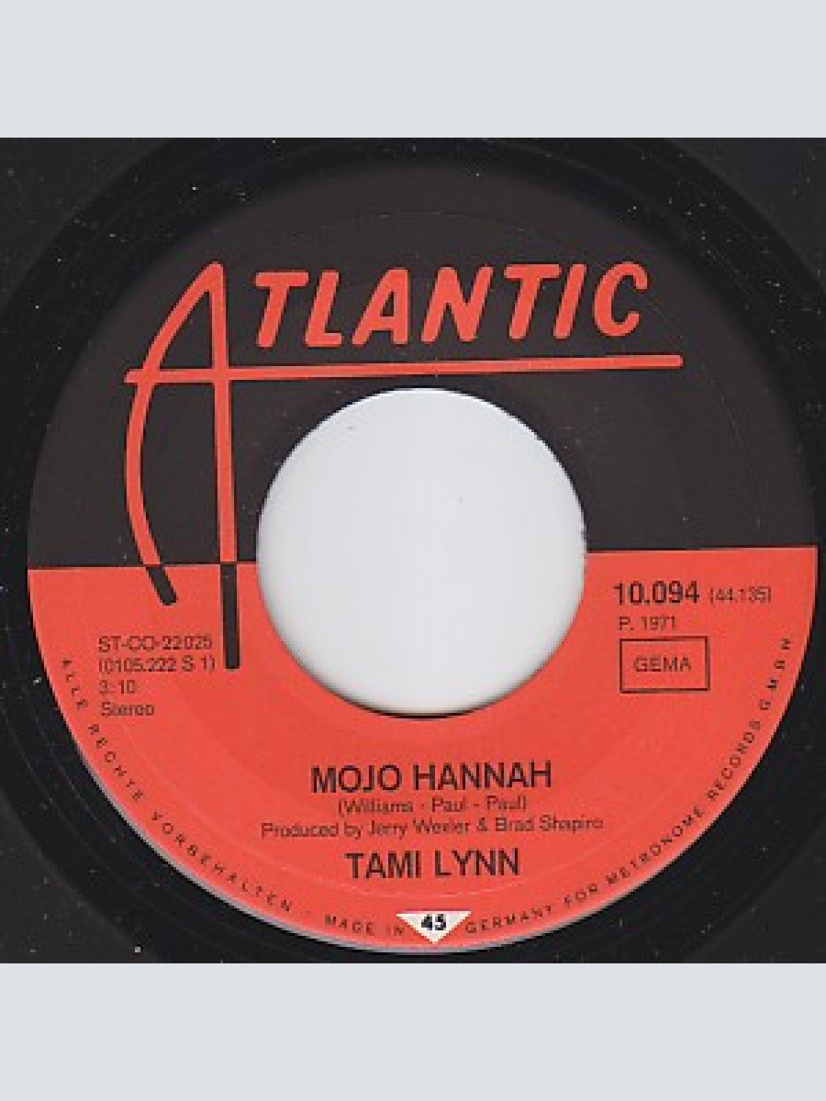 Vinyl / Tami Lynn - Mojo Hannah