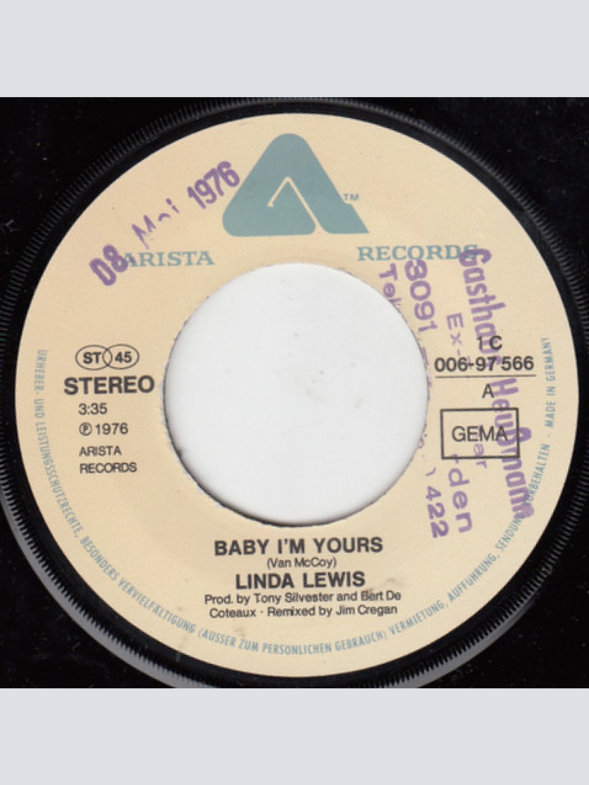 Vinyl / Linda Lewis - Baby I'm Yours