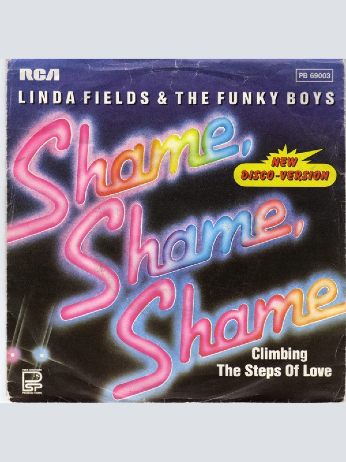 Vinyl / Linda Fields & The Funky Boys - Shame, Shame, Shame (New Disco-Version)