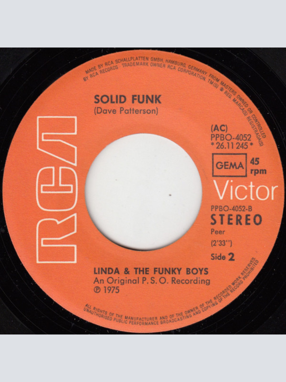 Vinyl / Linda & The Funky Boys* - Shame, Shame, Shame
