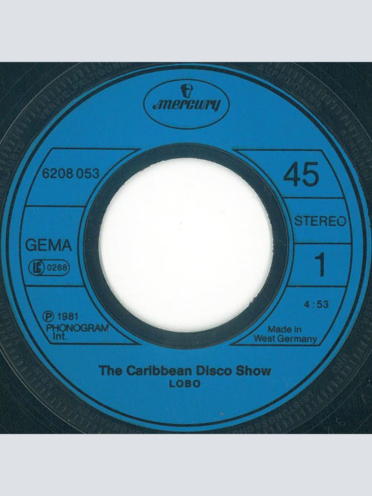 Vinyl / Lobo - Caribbean Disco Show