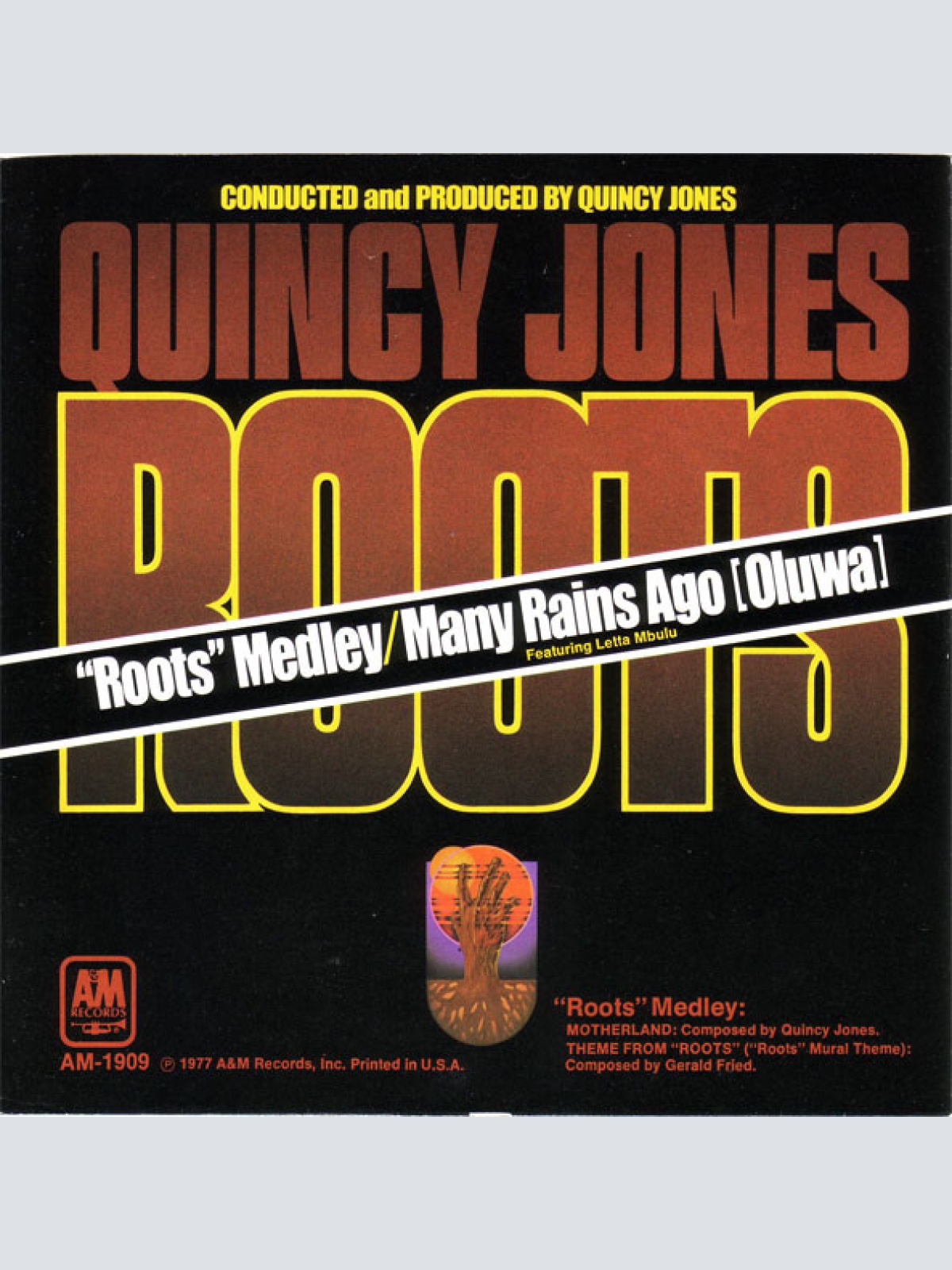 Vinyl / Quincy Jones - Roots Medley / Many Rains Ago (Oluwa)