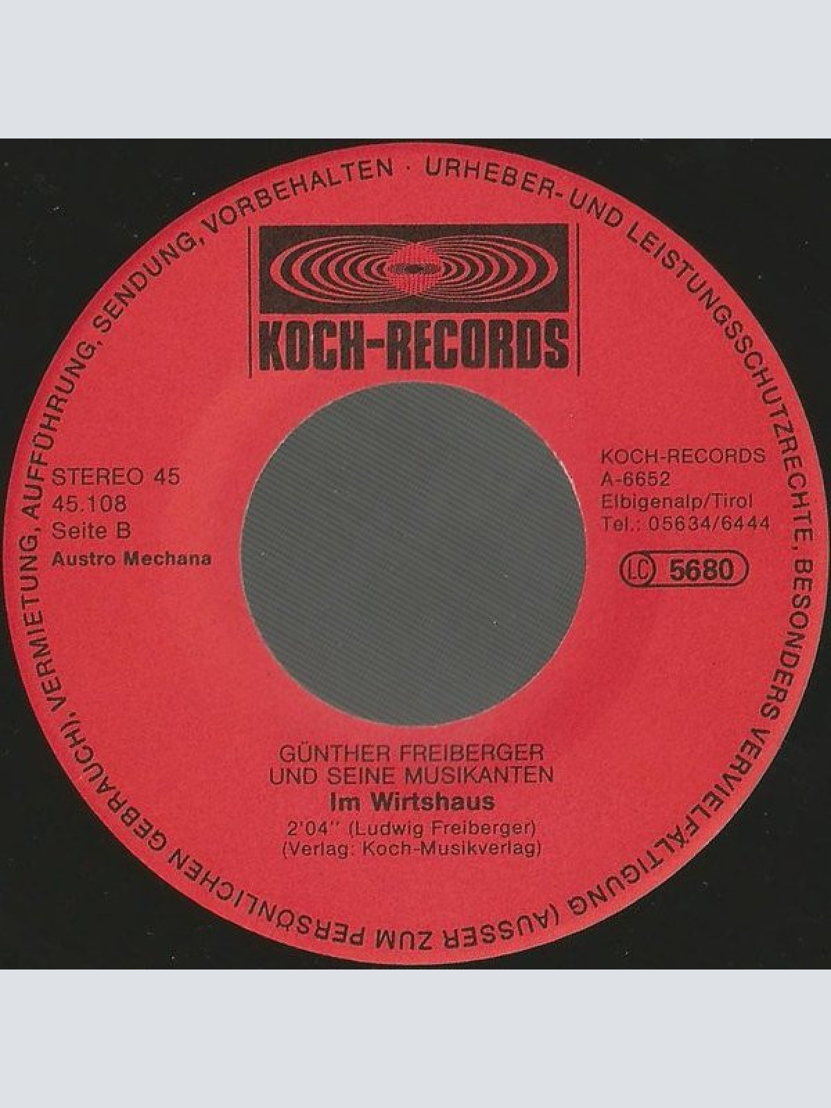 Vinyl / Günther Freiberger Und Seine Musikanten* - Christl Spielt Auf