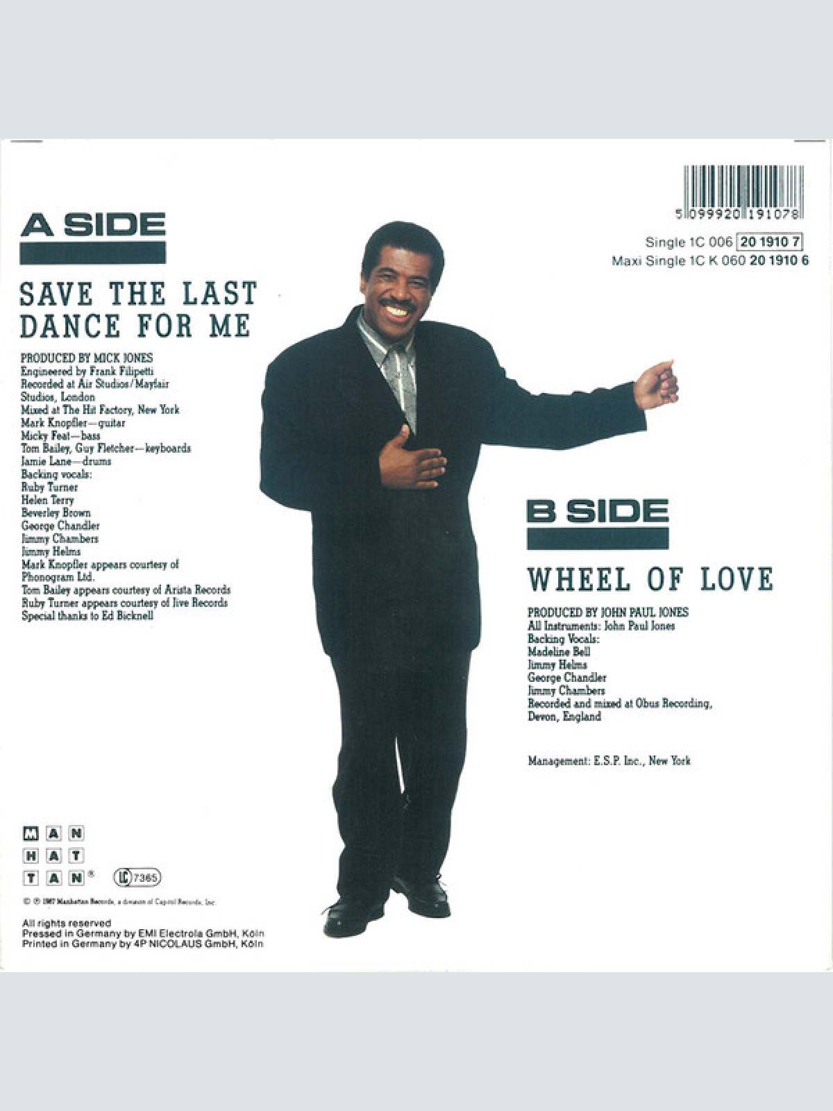 Vinyl / Ben E King* - Save The Last Dance For Me