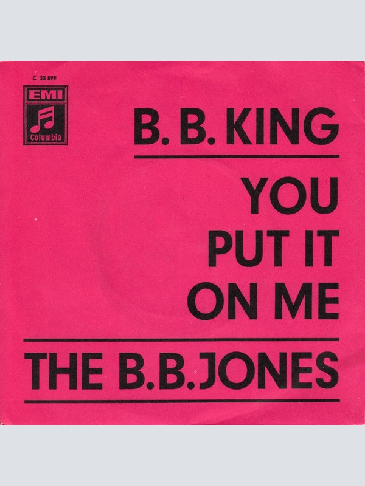 Vinyl / B.B. King - You Put It On Me