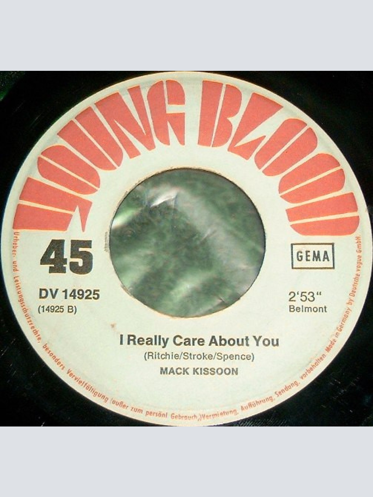 Vinyl / Mack Kissoon* - Get Down With It Satisfaction / I Really Care About You