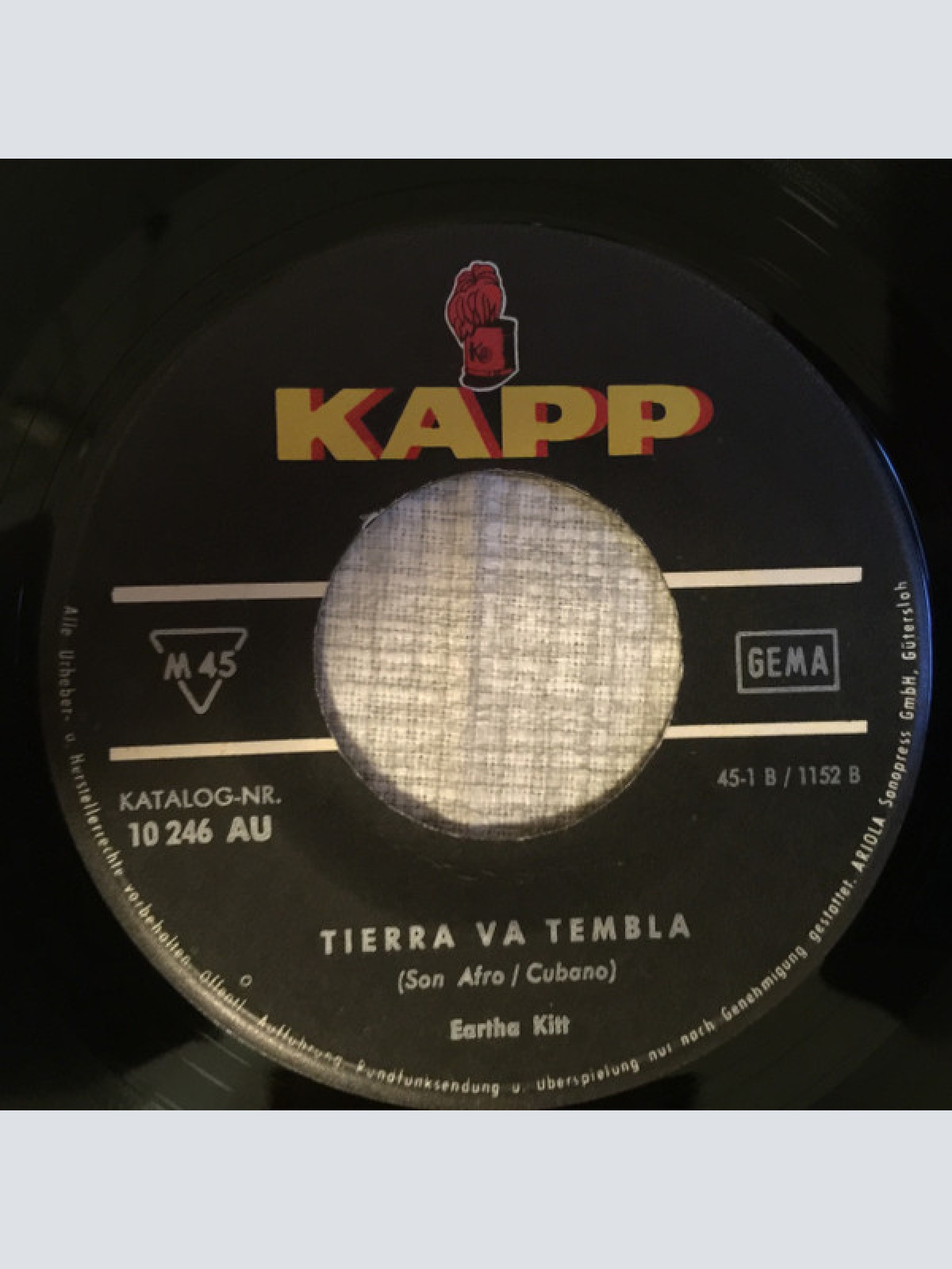 Vinyl / Eartha Kitt - Mack The Knife / Tierra Va Tembla
