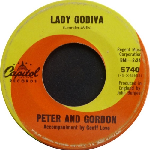 Vinyl / Peter And Gordon* - Lady Godiva / Morning's Calling