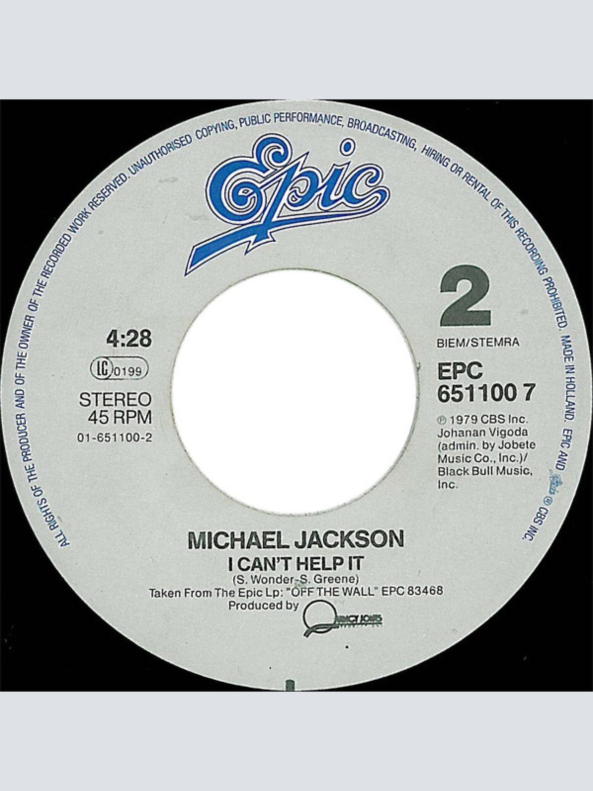 Vinyl / Michael Jackson - Bad