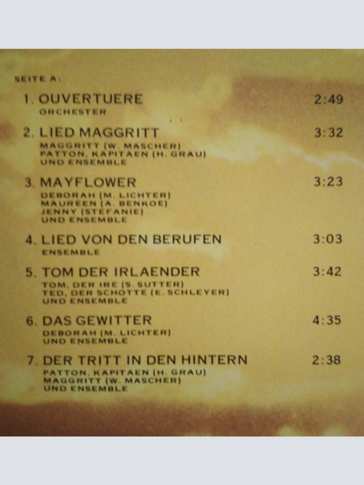 Vinyl / Éric Charden* - Guy Bontempelli - Mayflower - Deutschsprachige Erstauffuehrung Im Theater An Der Wien