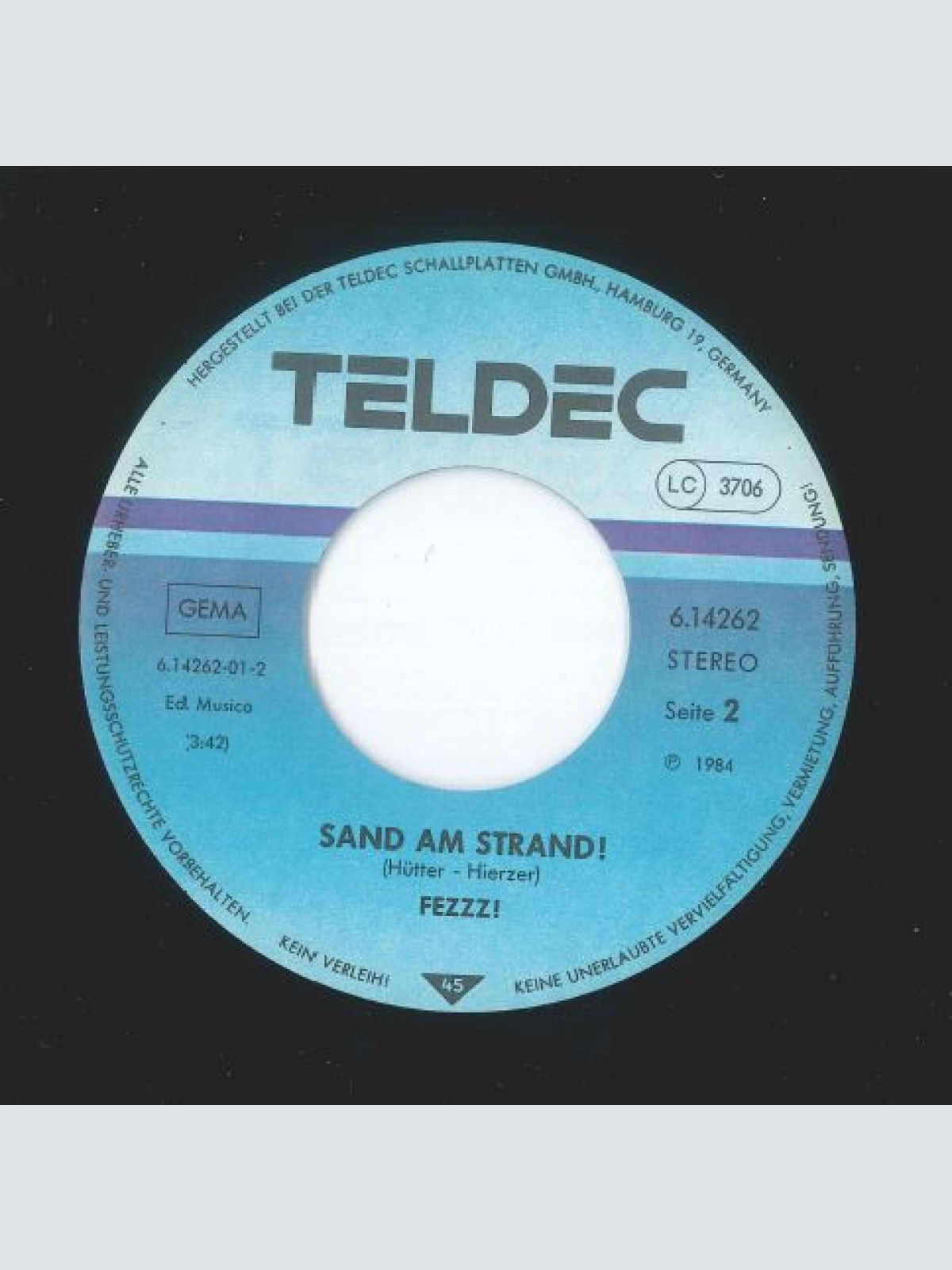 Vinyl / Fezzz! - Willst Du Eine Banane?