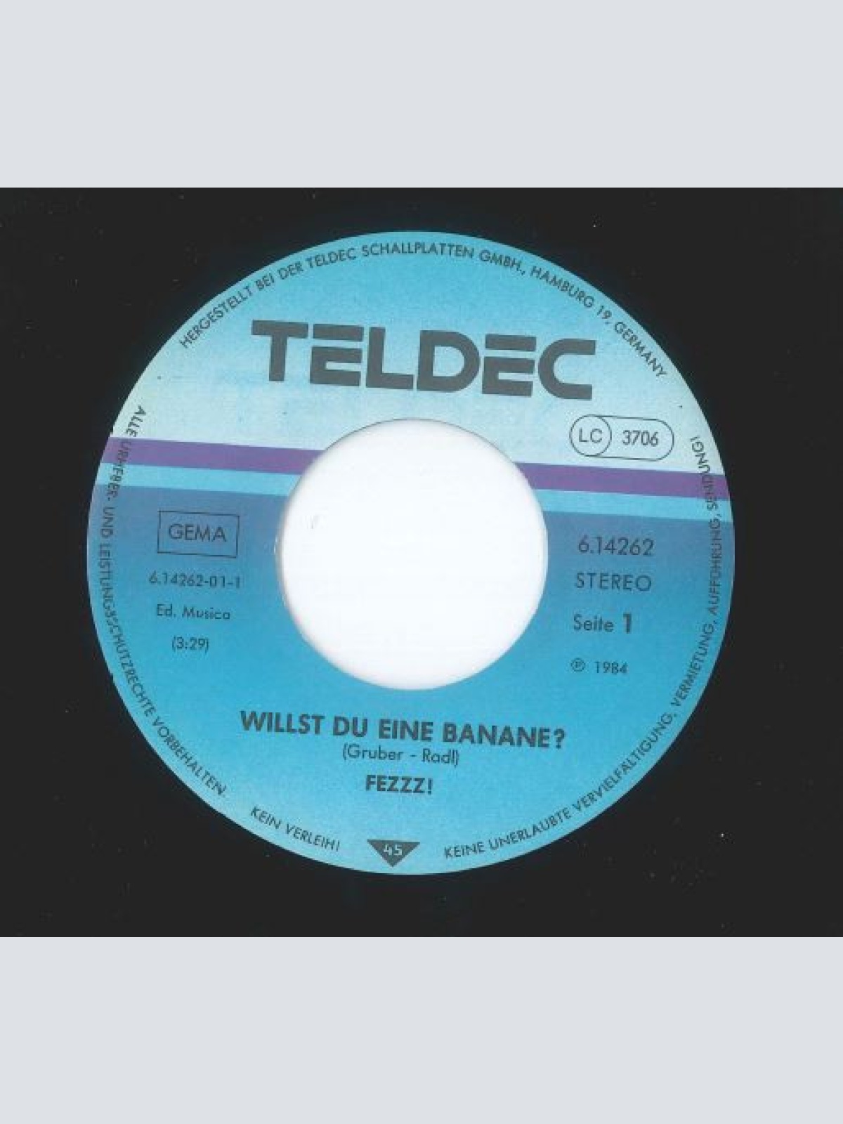Vinyl / Fezzz! - Willst Du Eine Banane?