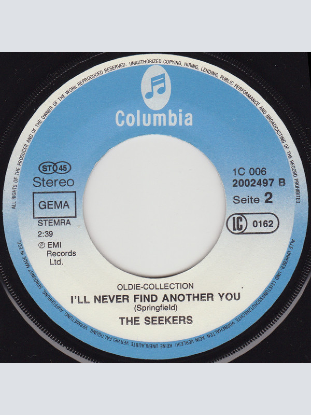 Vinyl / The Seekers - Georgy Girl