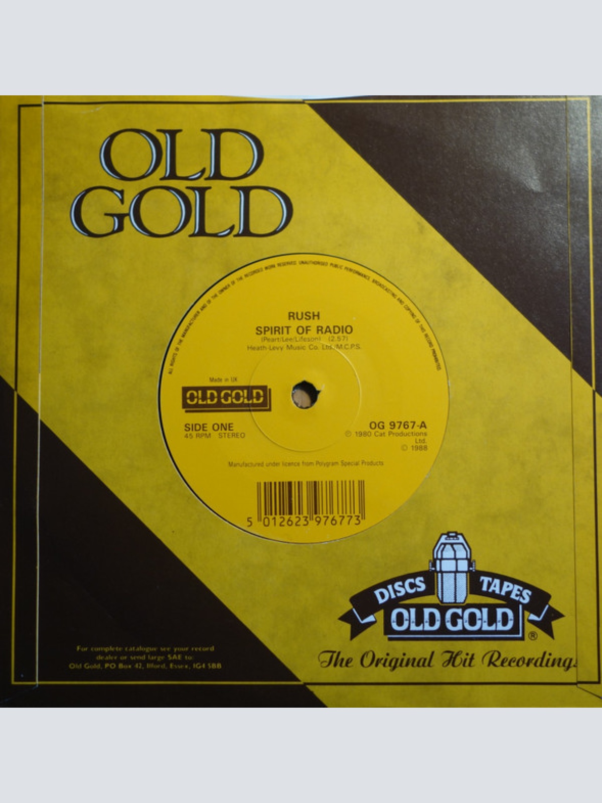 Vinyl / Rush - Spirit Of Radio