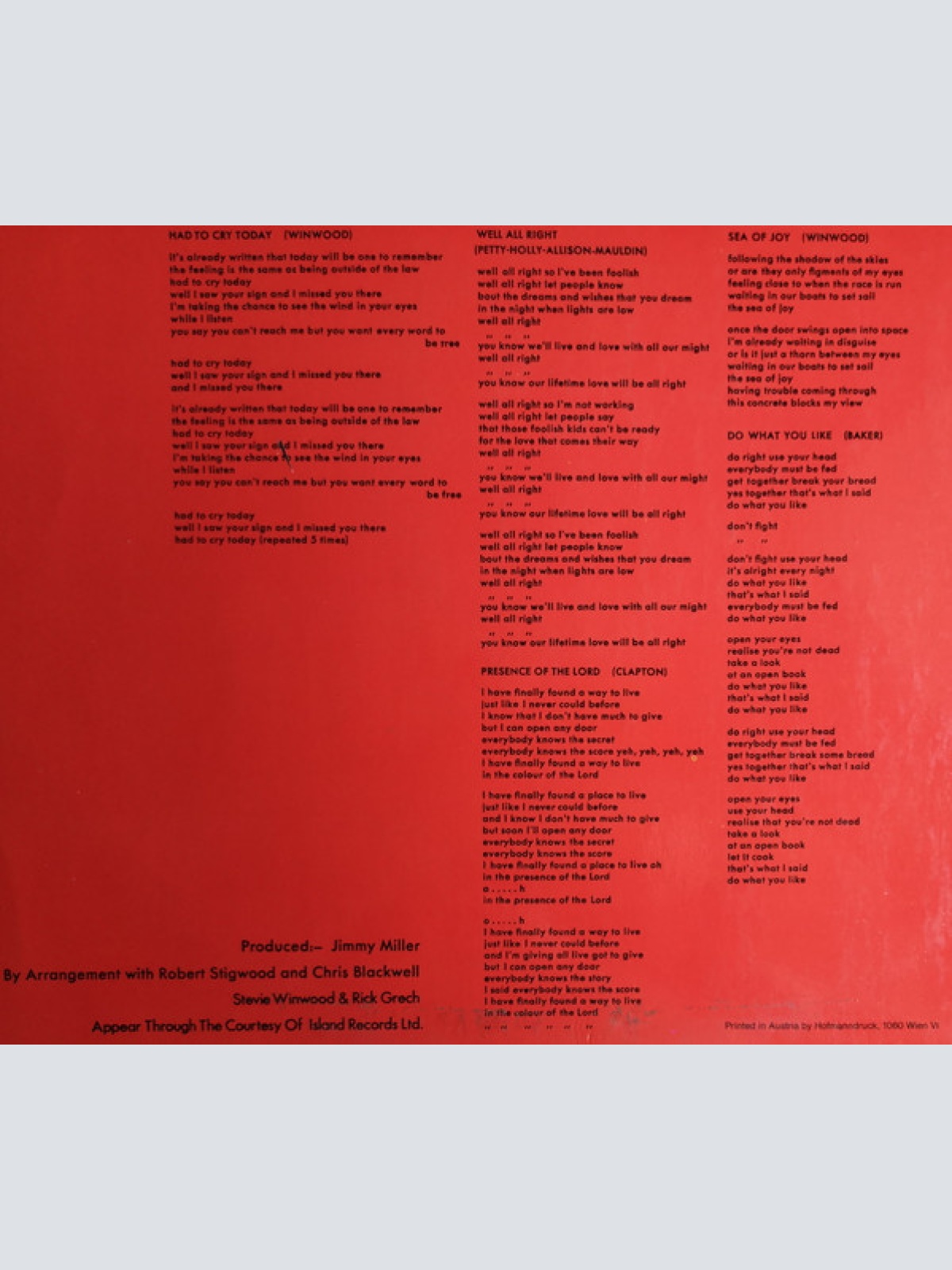 Vinyl / Blind Faith (2) - That's Blind Faith