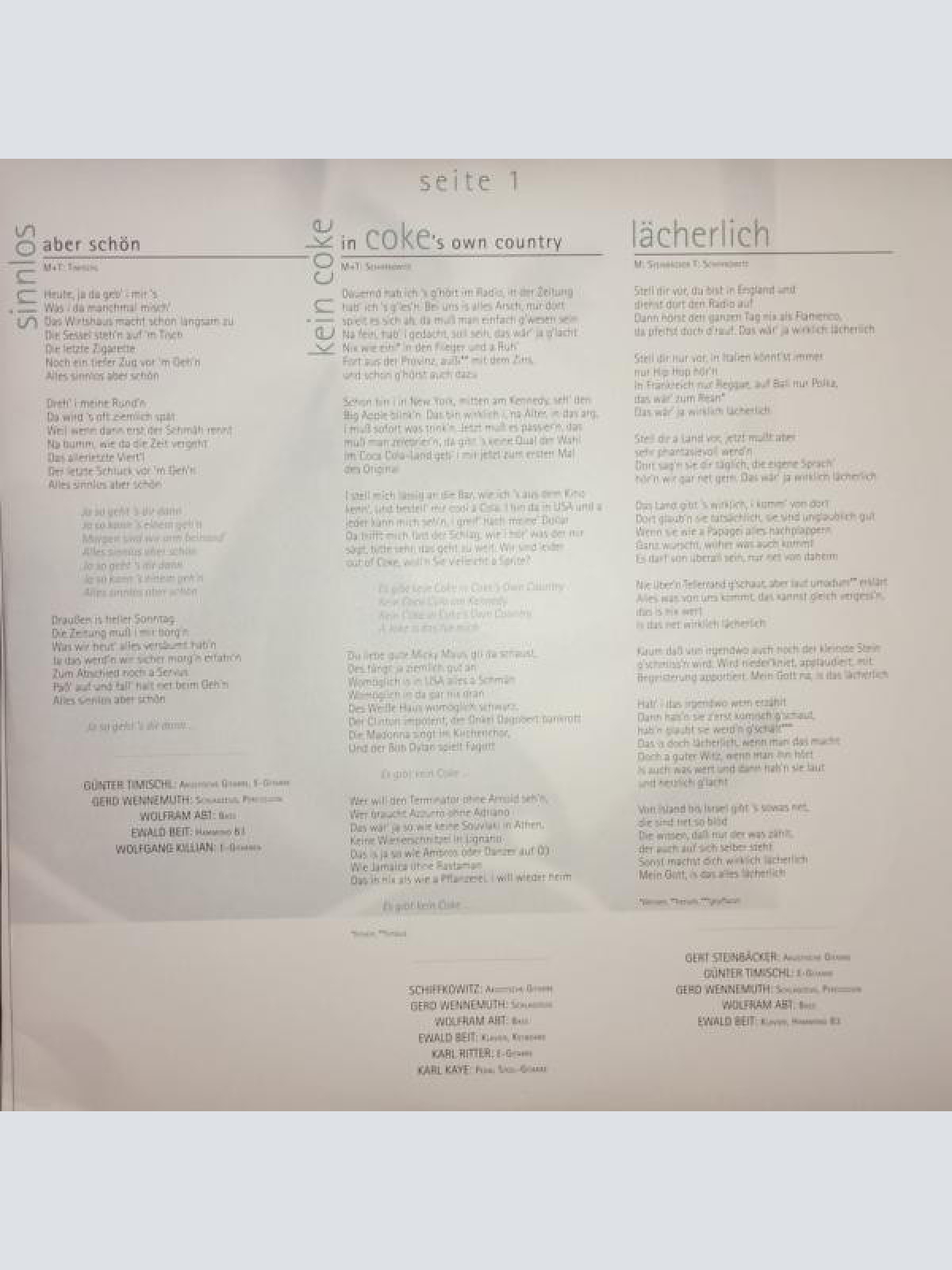 Vinyl / STS (3) - Volle Kraft