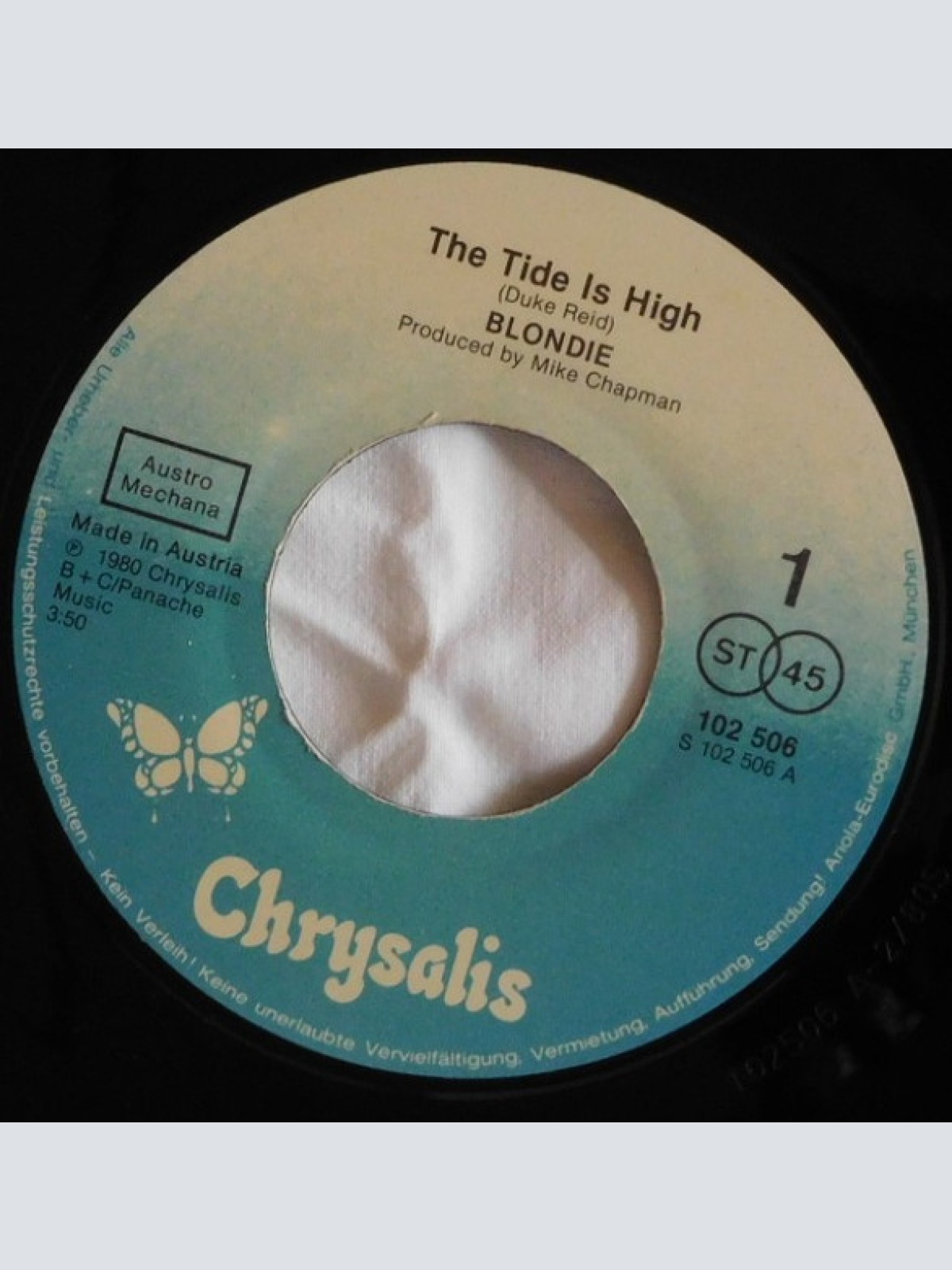 Vinyl / Blondie - The Tide Is High