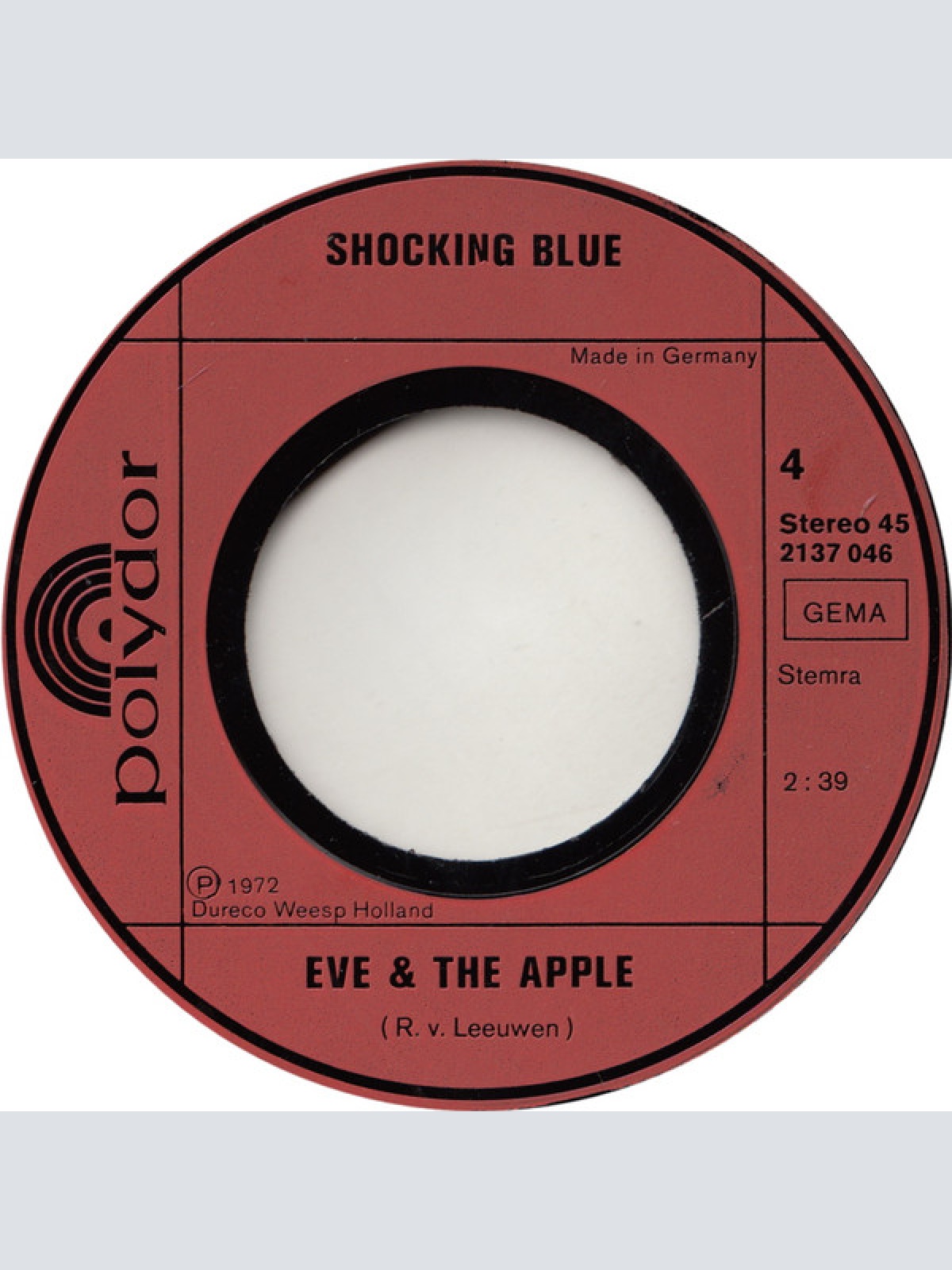 Vinyl / Shocking Blue - Die Grossen Vier