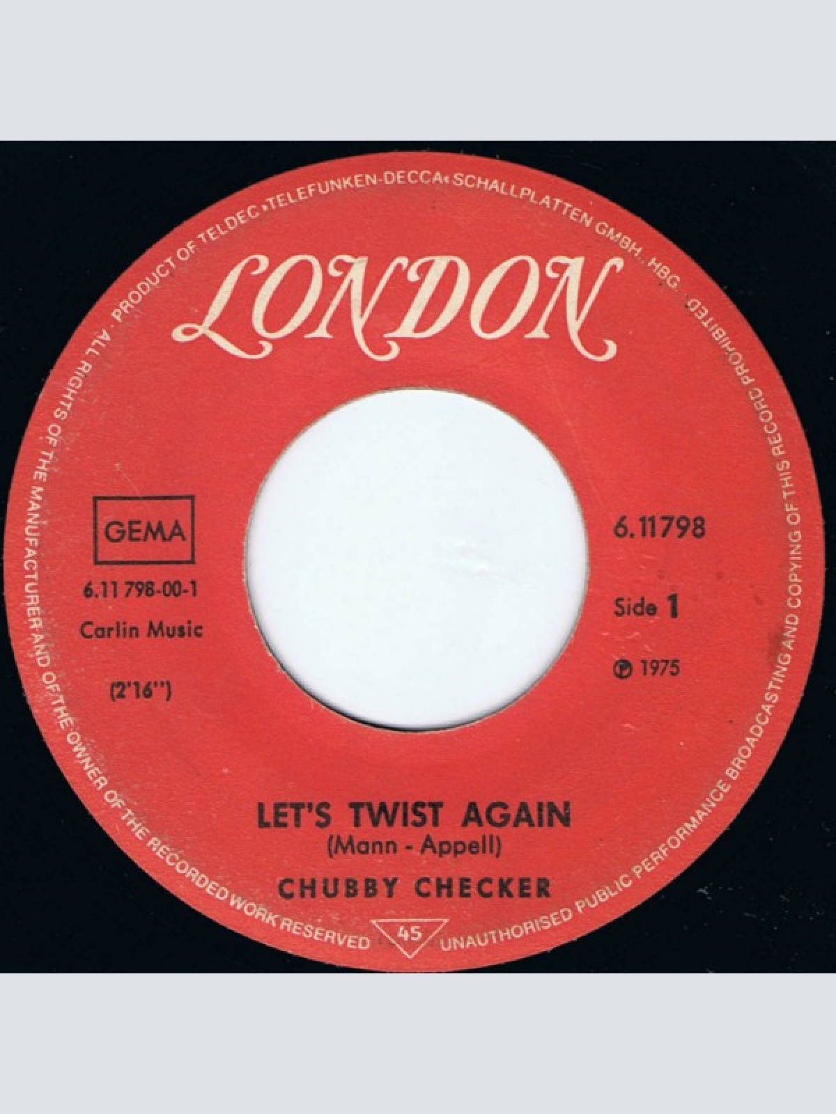 Vinyl / Chubby Checker - Let's Twist Again