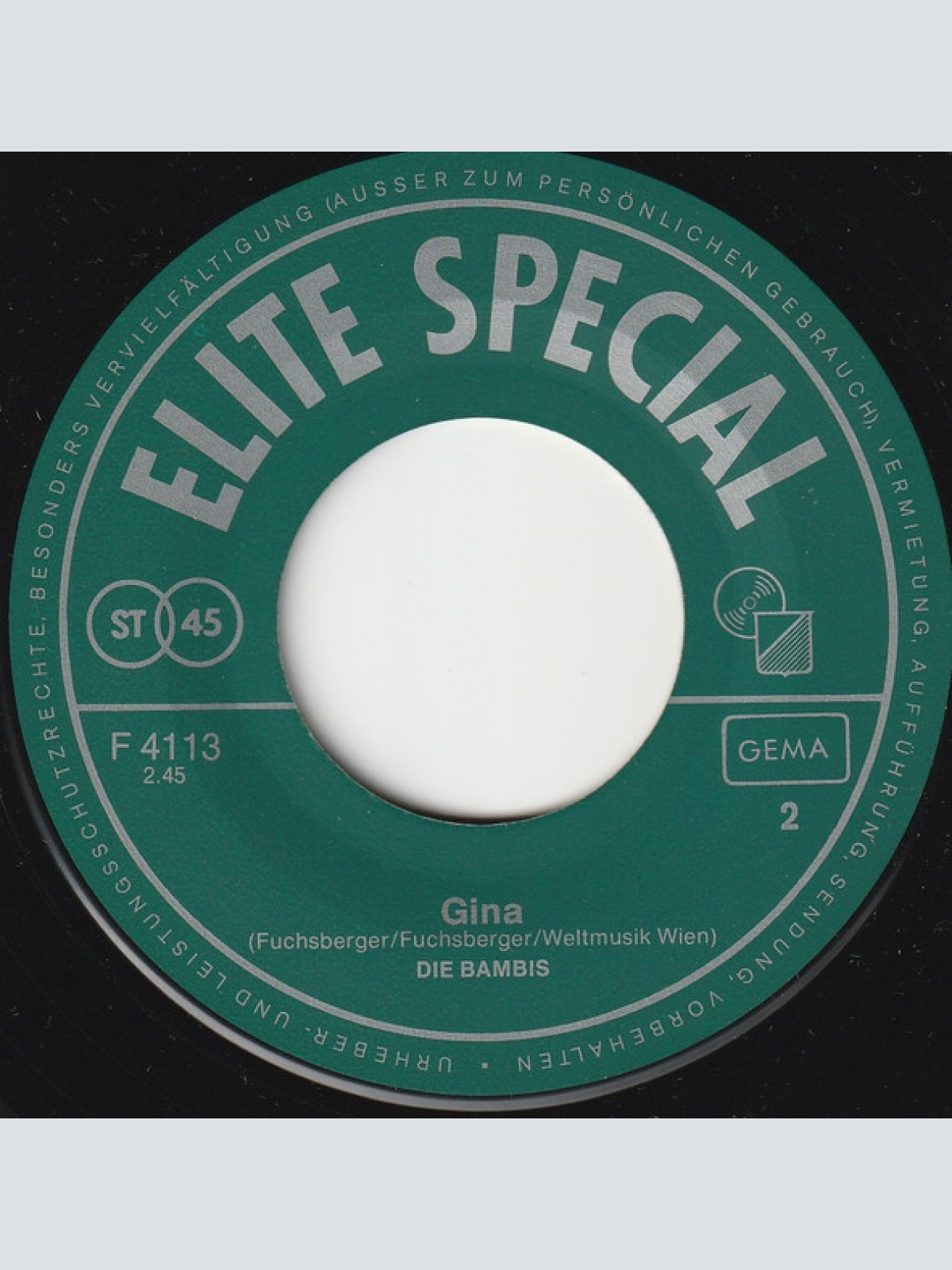 Vinyl / Die Bambies* - Nur Ein Bild Von Dir / Gina