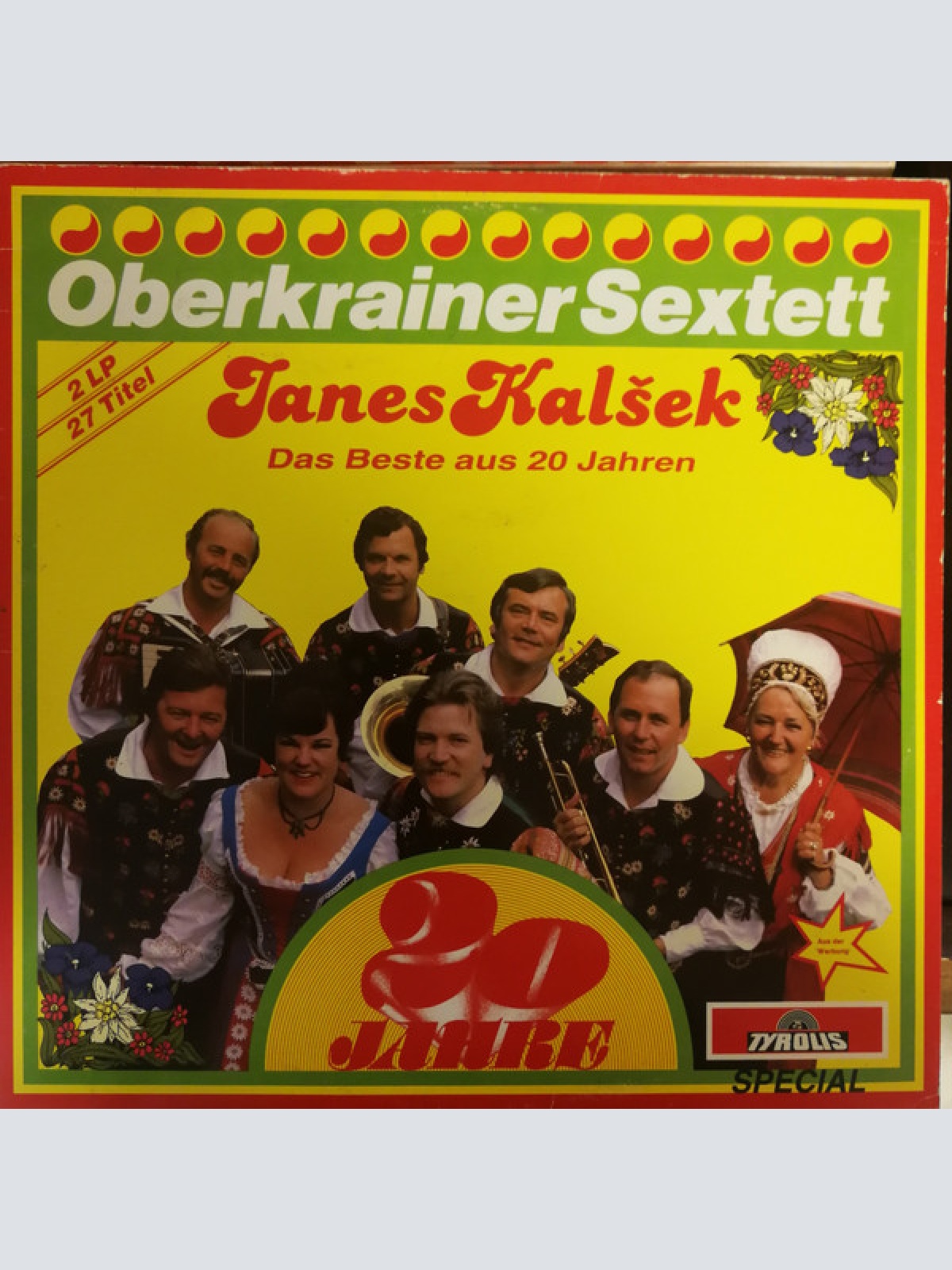 Vinyl / Oberkrainer Sextett Janes Kalšek* - 20 Jahre - Das Beste Aus 20 Jahren