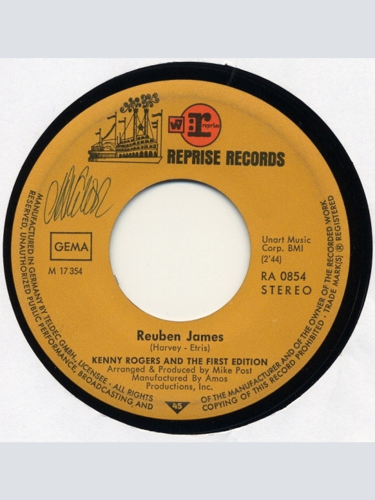 Vinyl / Kenny Rogers And The First Edition* - Reuben James