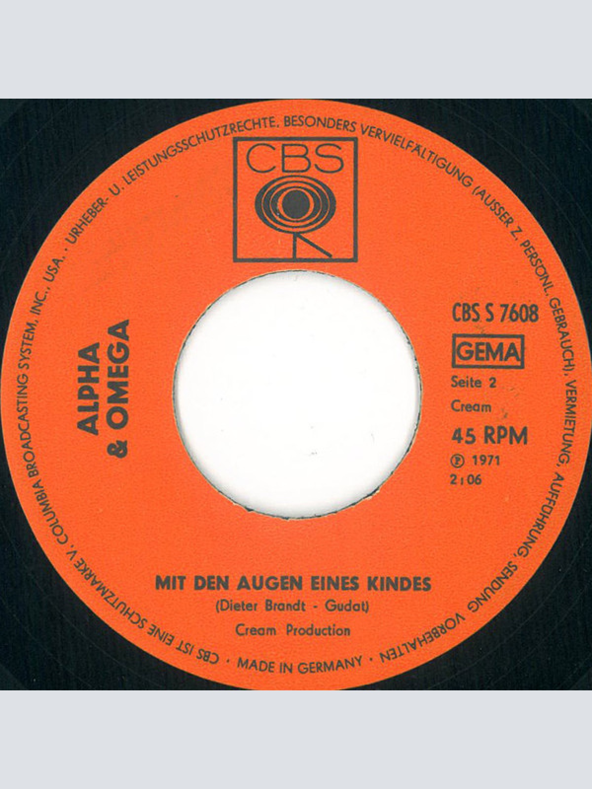 Vinyl / Alpha & Omega (5) - Abschied Von Einer Sommerzeit