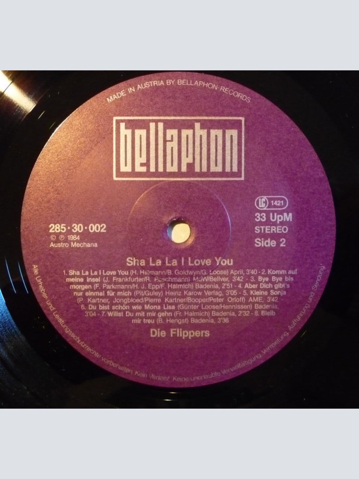 Vinyl / Die Flippers - Sha La La I Love You