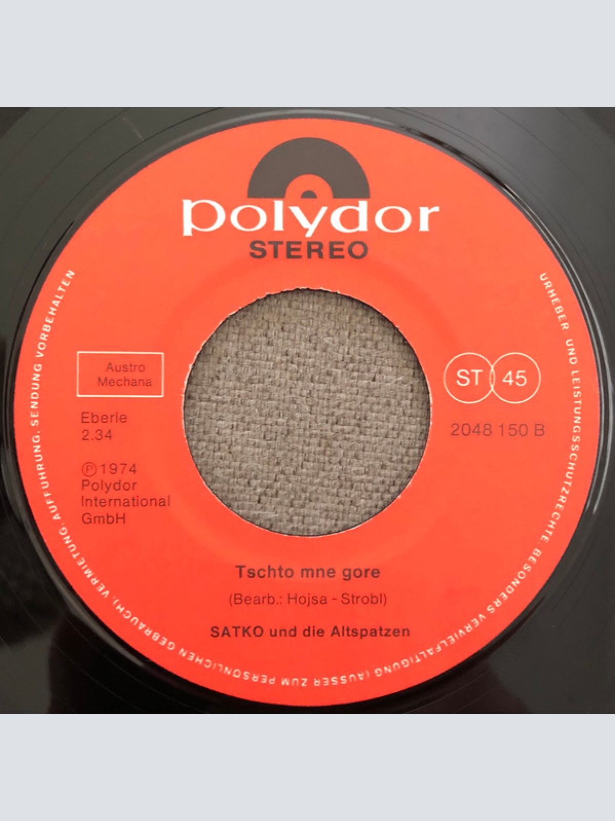 Vinyl / Satko Und Die Altspatzen - Der Stern Der Liebe / Tschto Mne Gore