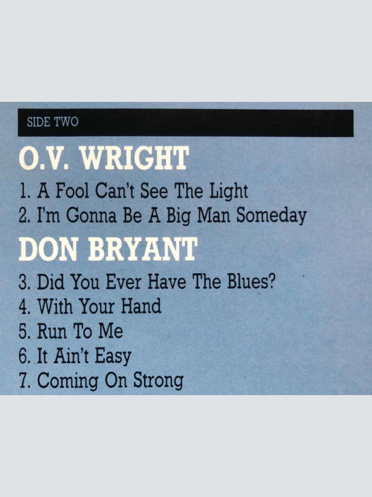 Vinyl / Al Green / O.V. Wright / Don Bryant - 1320 South Lauderdale Avenue (Rare & Unissued Hi Recordings)